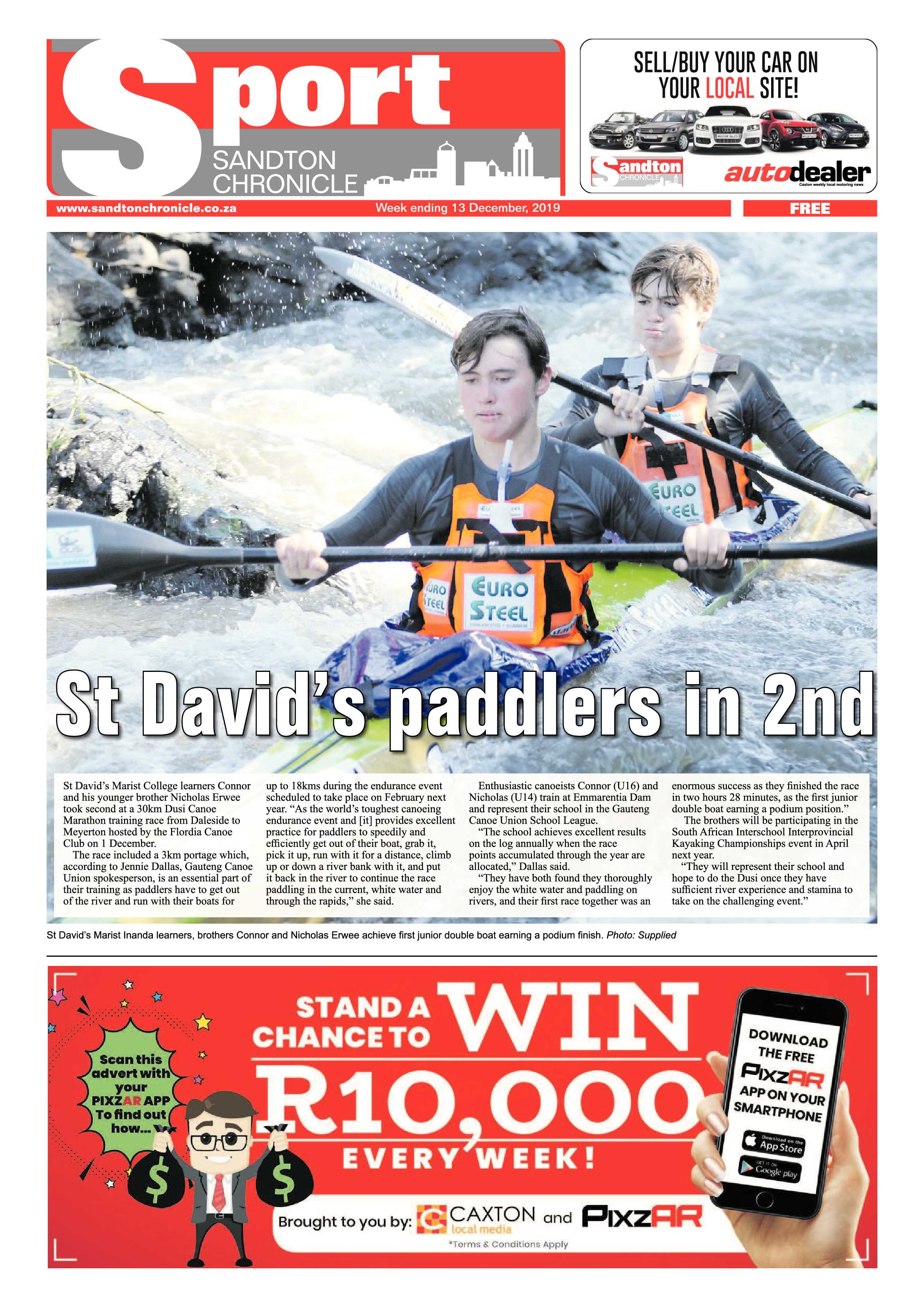 Sandton Chronicle 13 December 2019 page 20