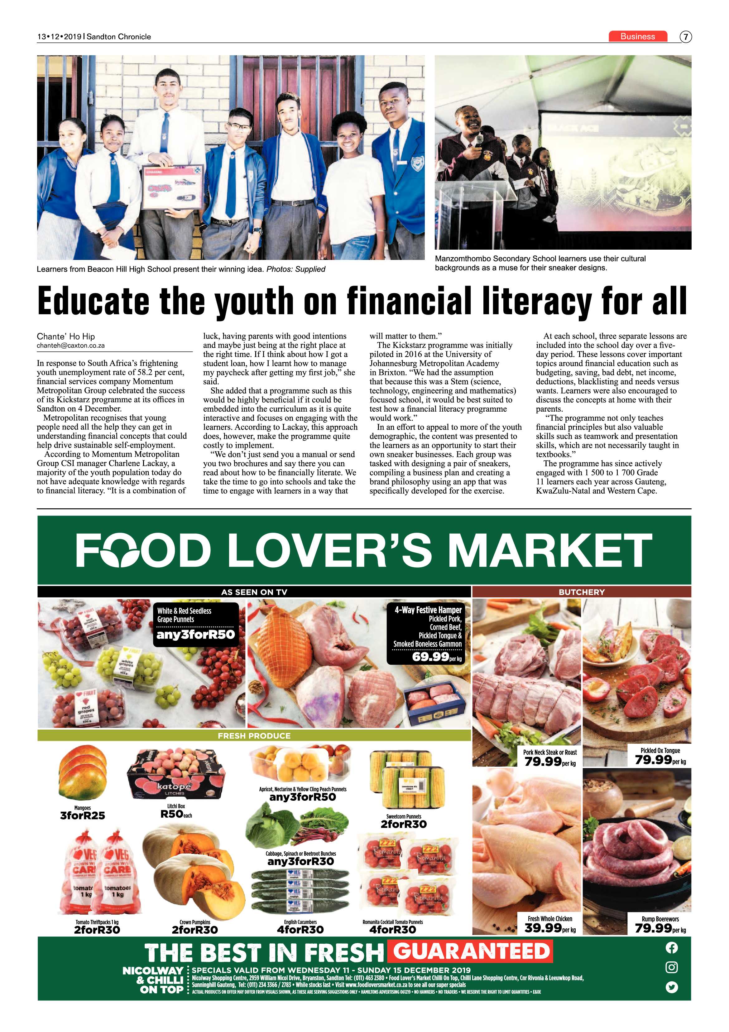 Sandton Chronicle 13 December 2019 page 7