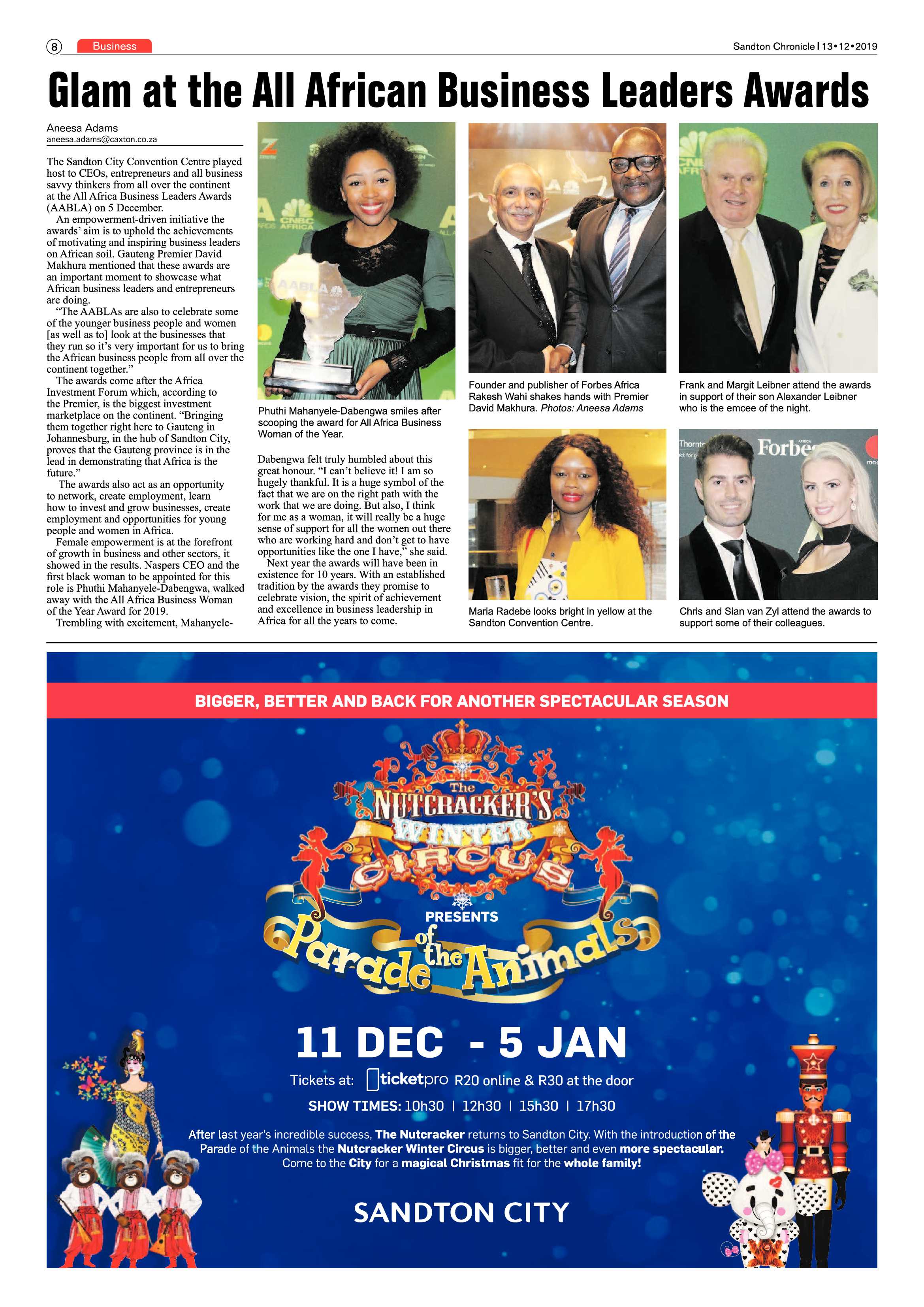 Sandton Chronicle 13 December 2019 page 8