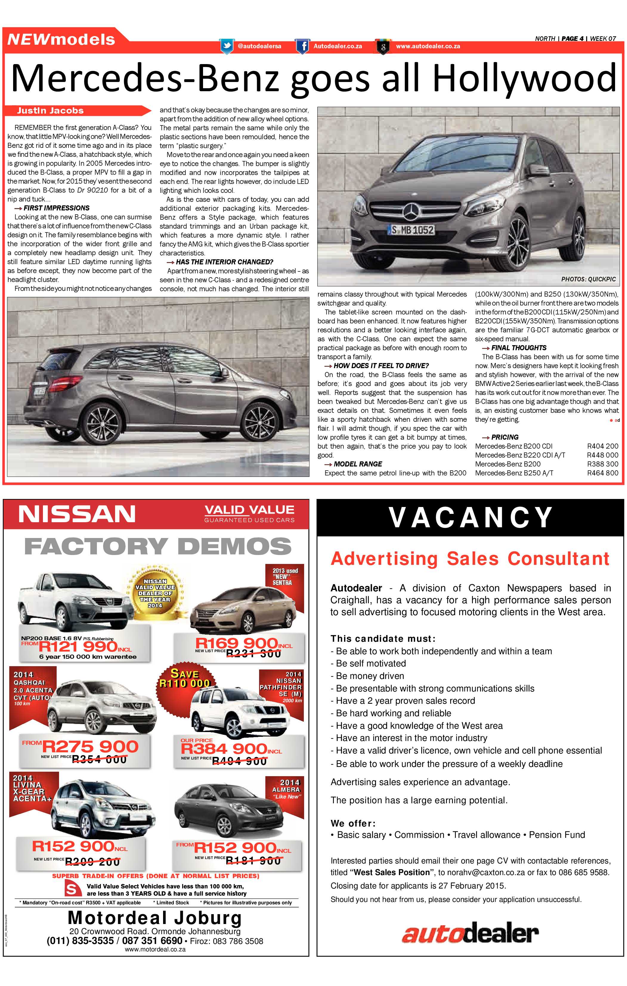 Sandton Chronicle 13 February 2015 page 20