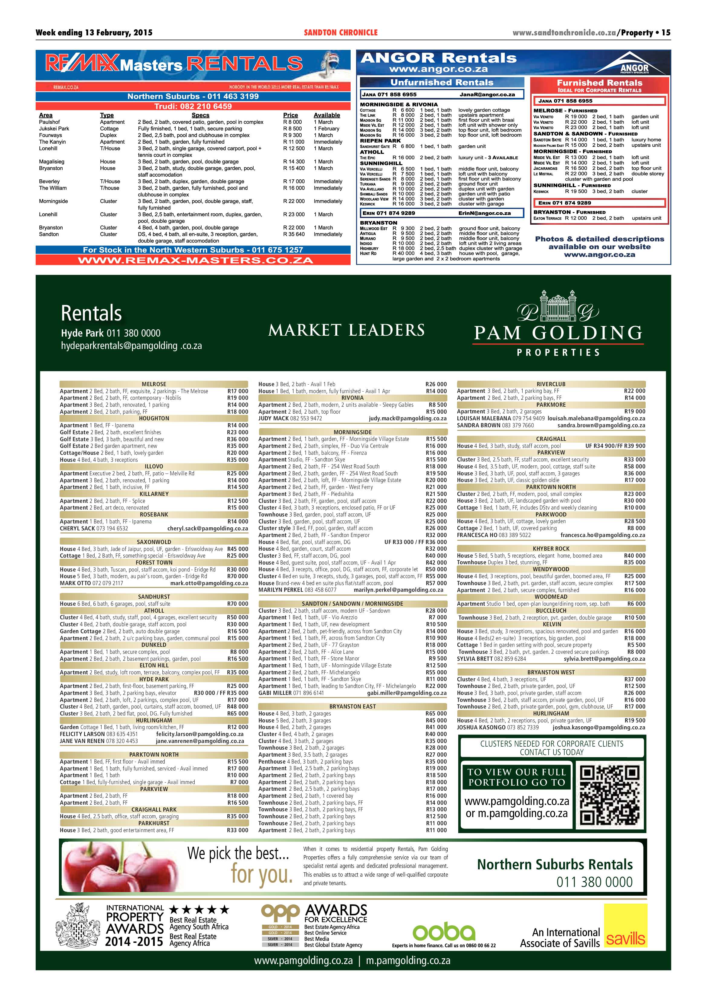 Sandton Chronicle 13 February 2015 page 39