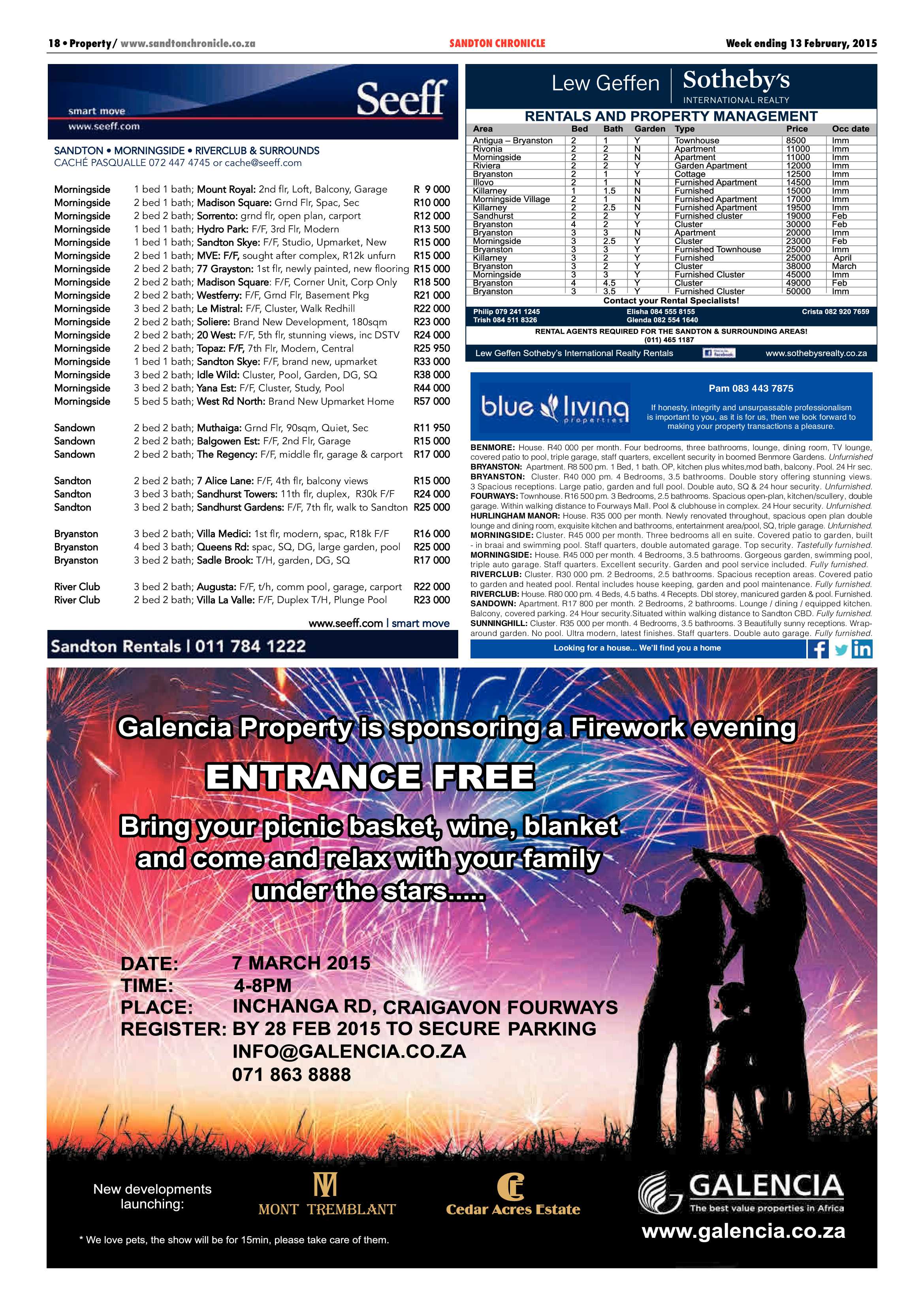 Sandton Chronicle 13 February 2015 page 42