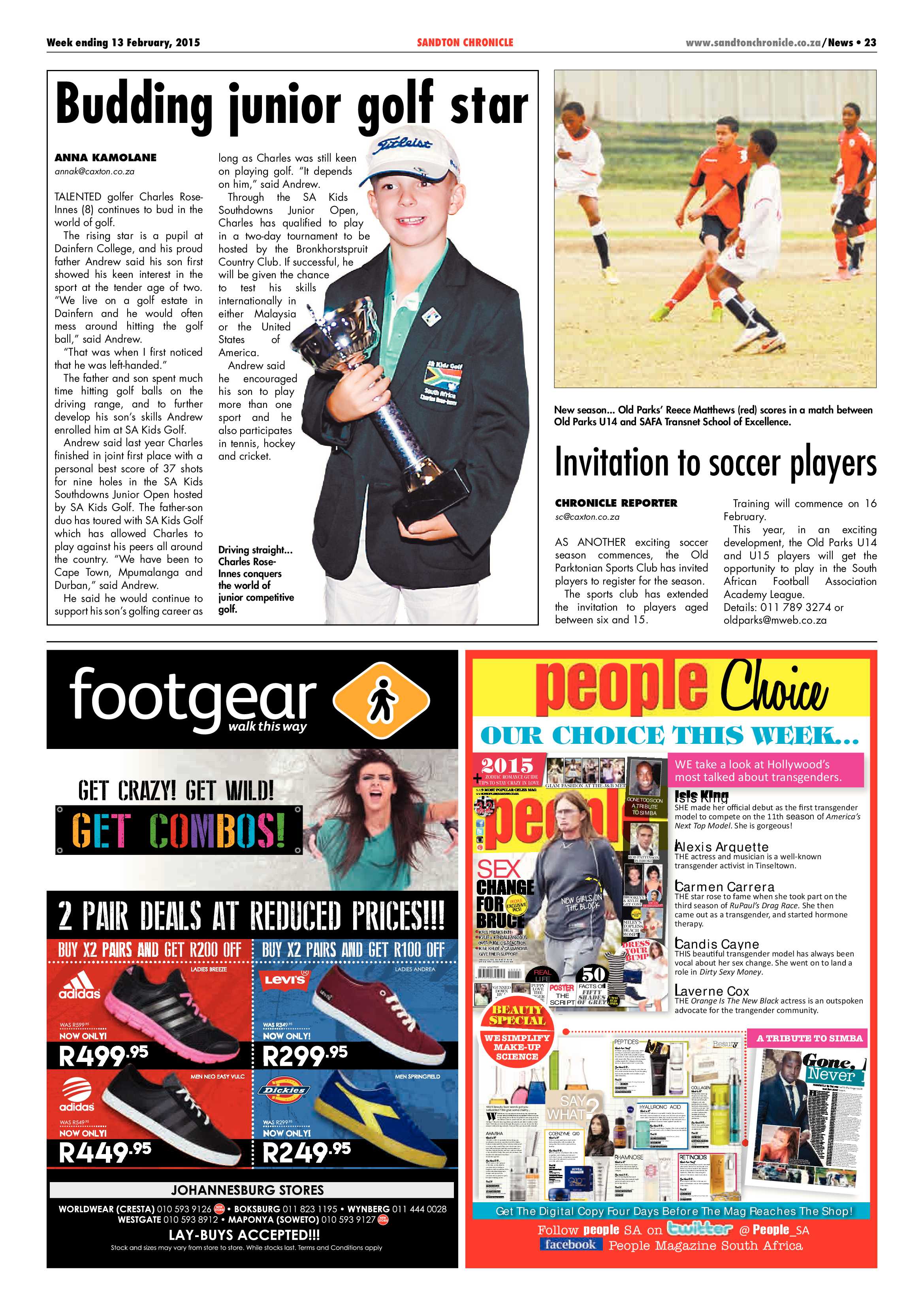 Sandton Chronicle 13 February 2015 page 47