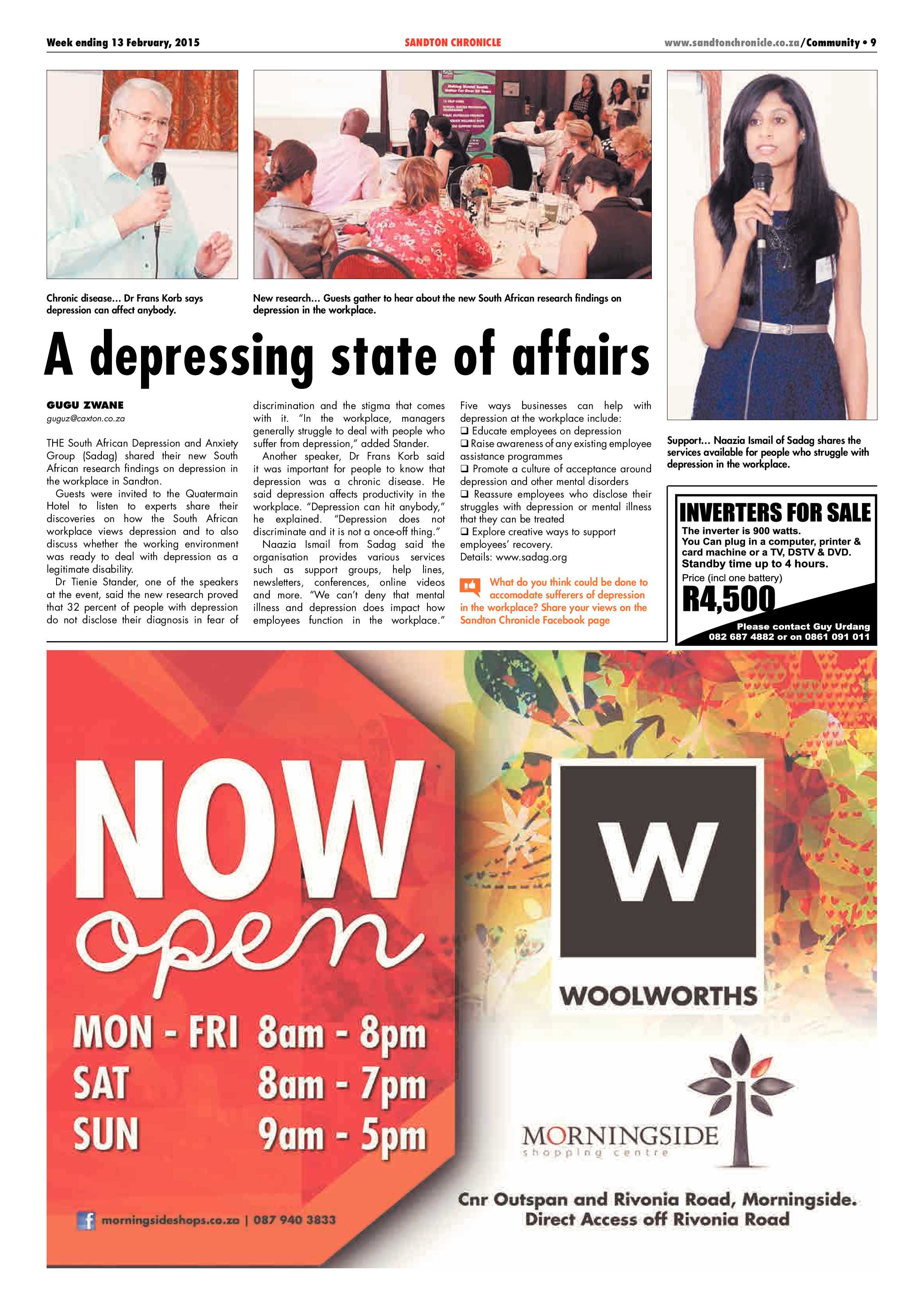 Sandton Chronicle 13 February 2015 page 9