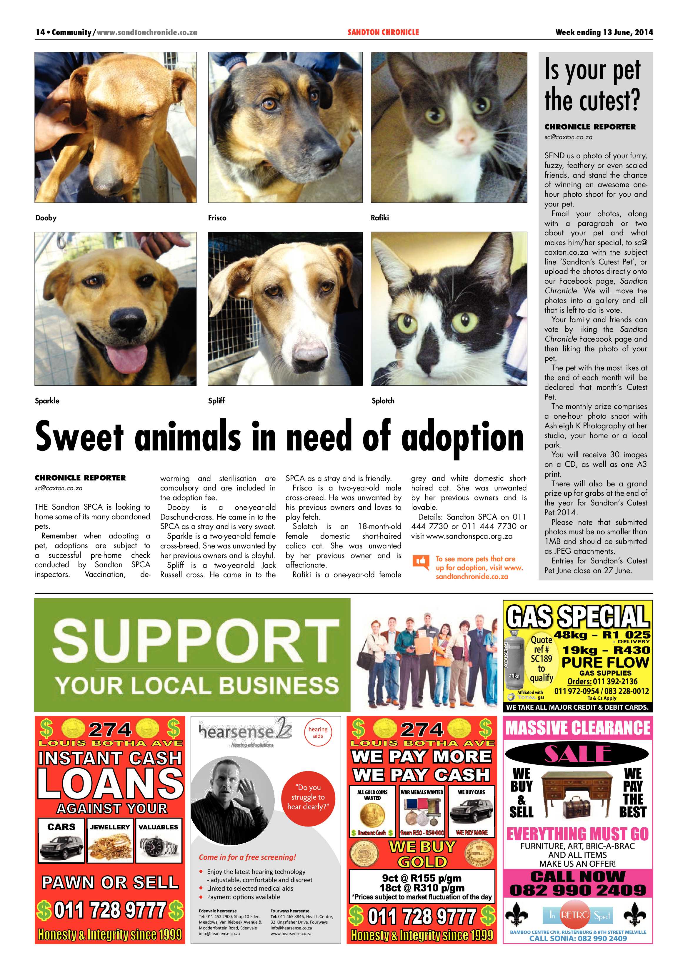 Sandton Chronicle 13 June 2014 page 22