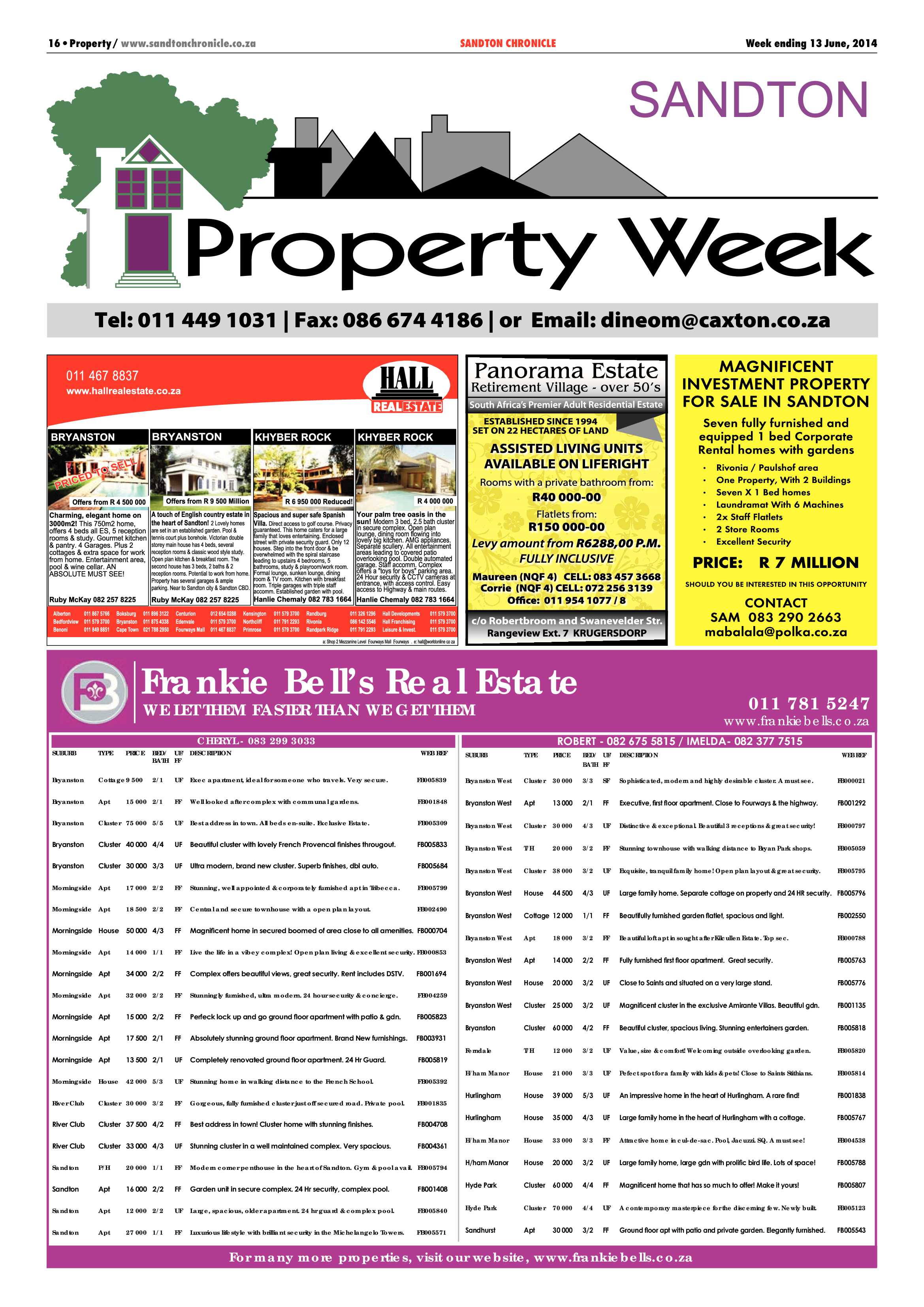 Sandton Chronicle 13 June 2014 page 24