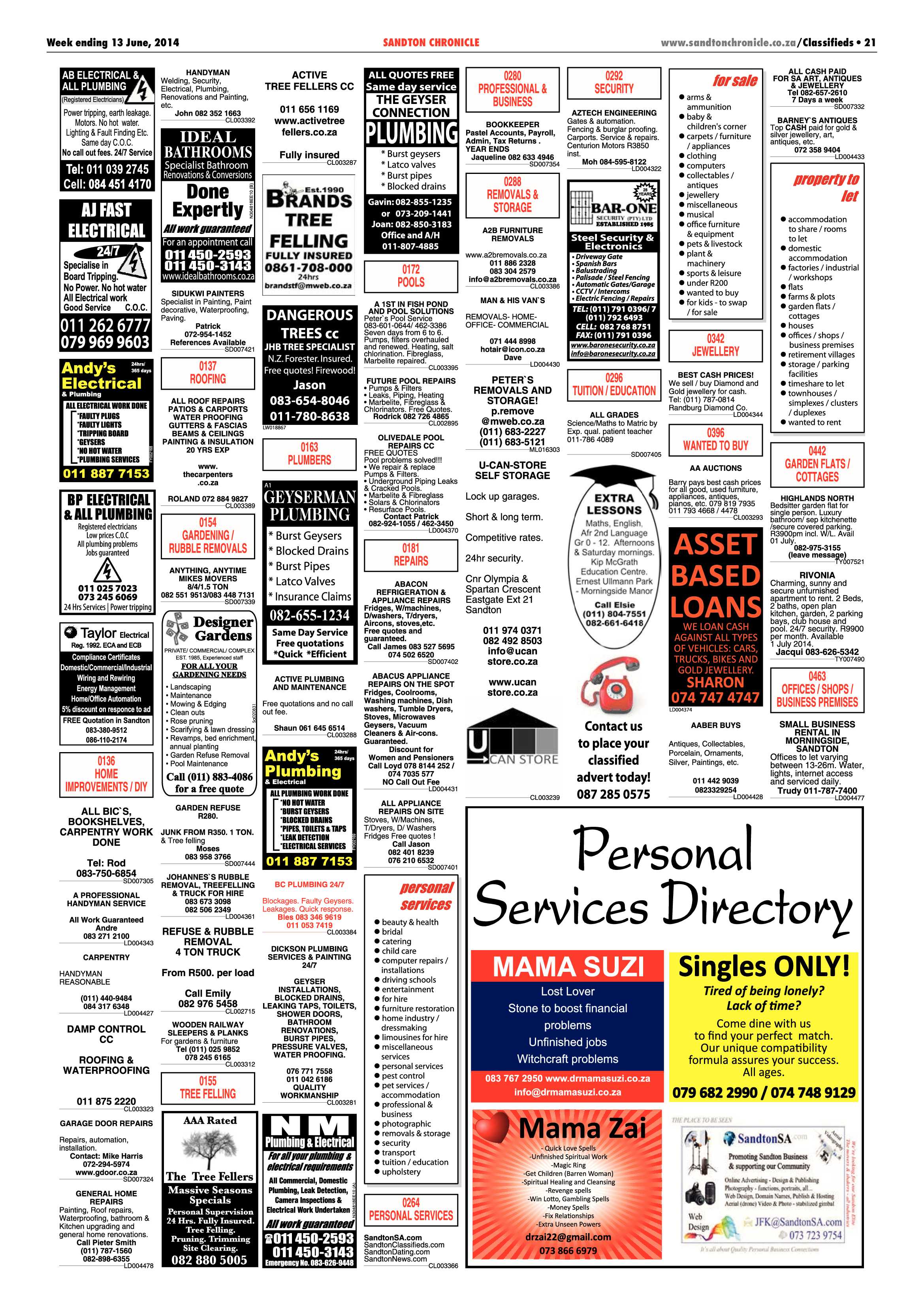 Sandton Chronicle 13 June 2014 page 29