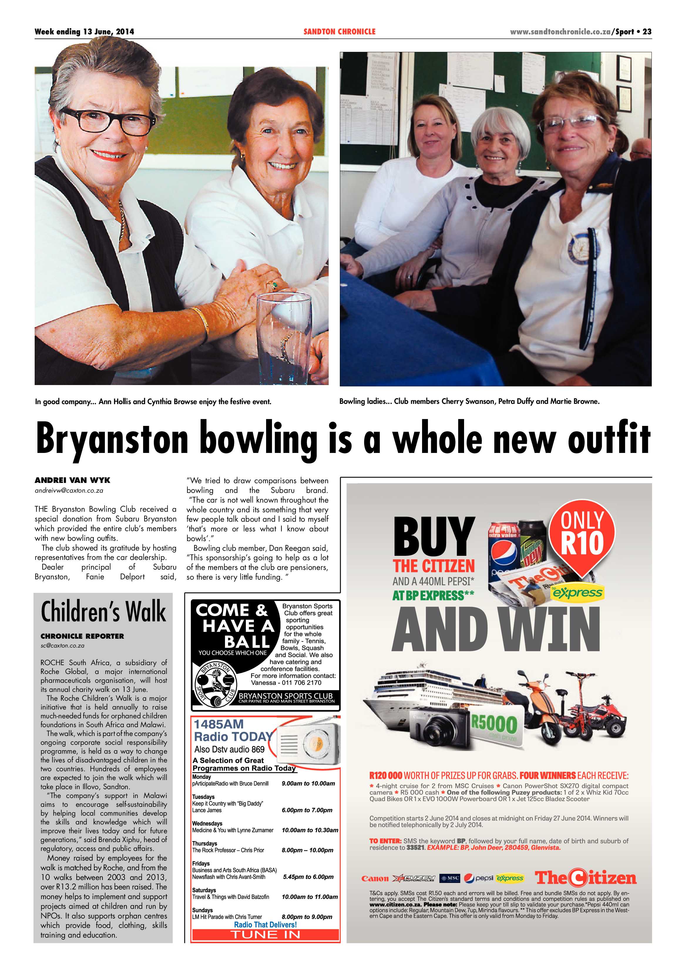 Sandton Chronicle 13 June 2014 page 31