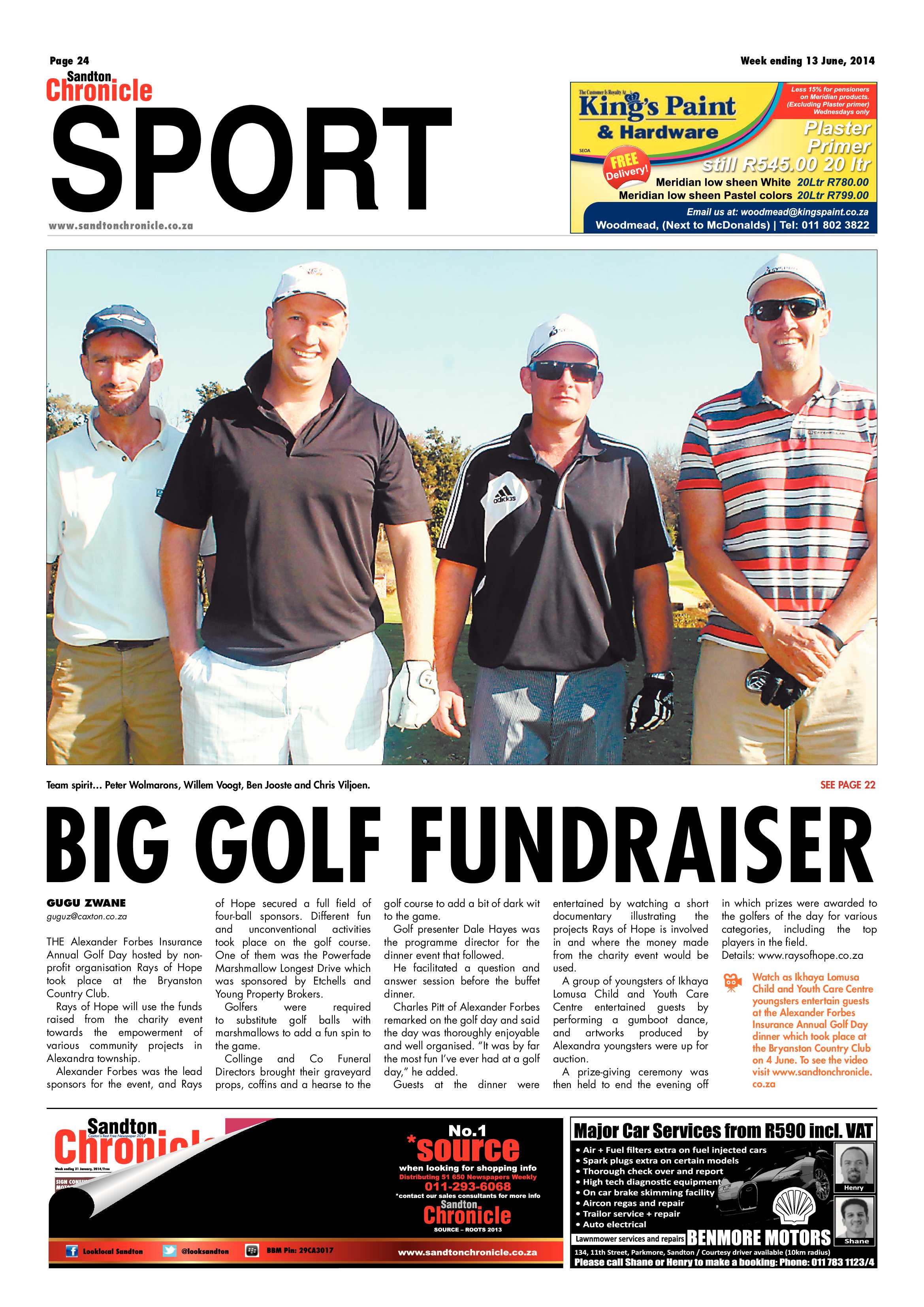 Sandton Chronicle 13 June 2014 page 32