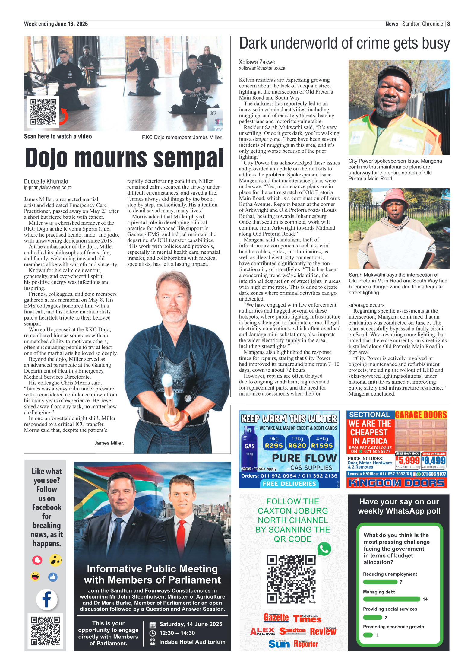 Sandton Chronicle 13 June 2025 page 3