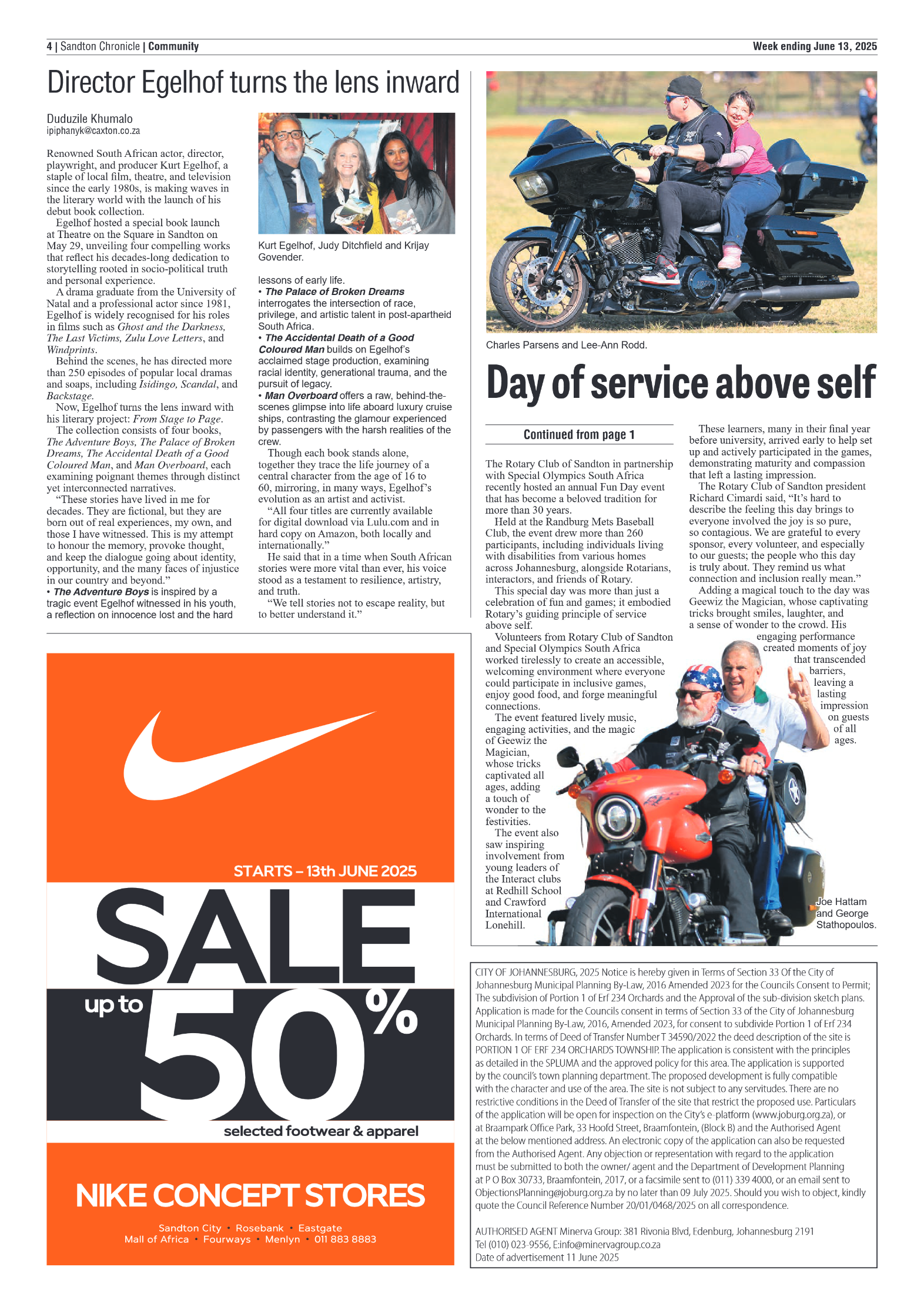 Sandton Chronicle 13 June 2025 page 4