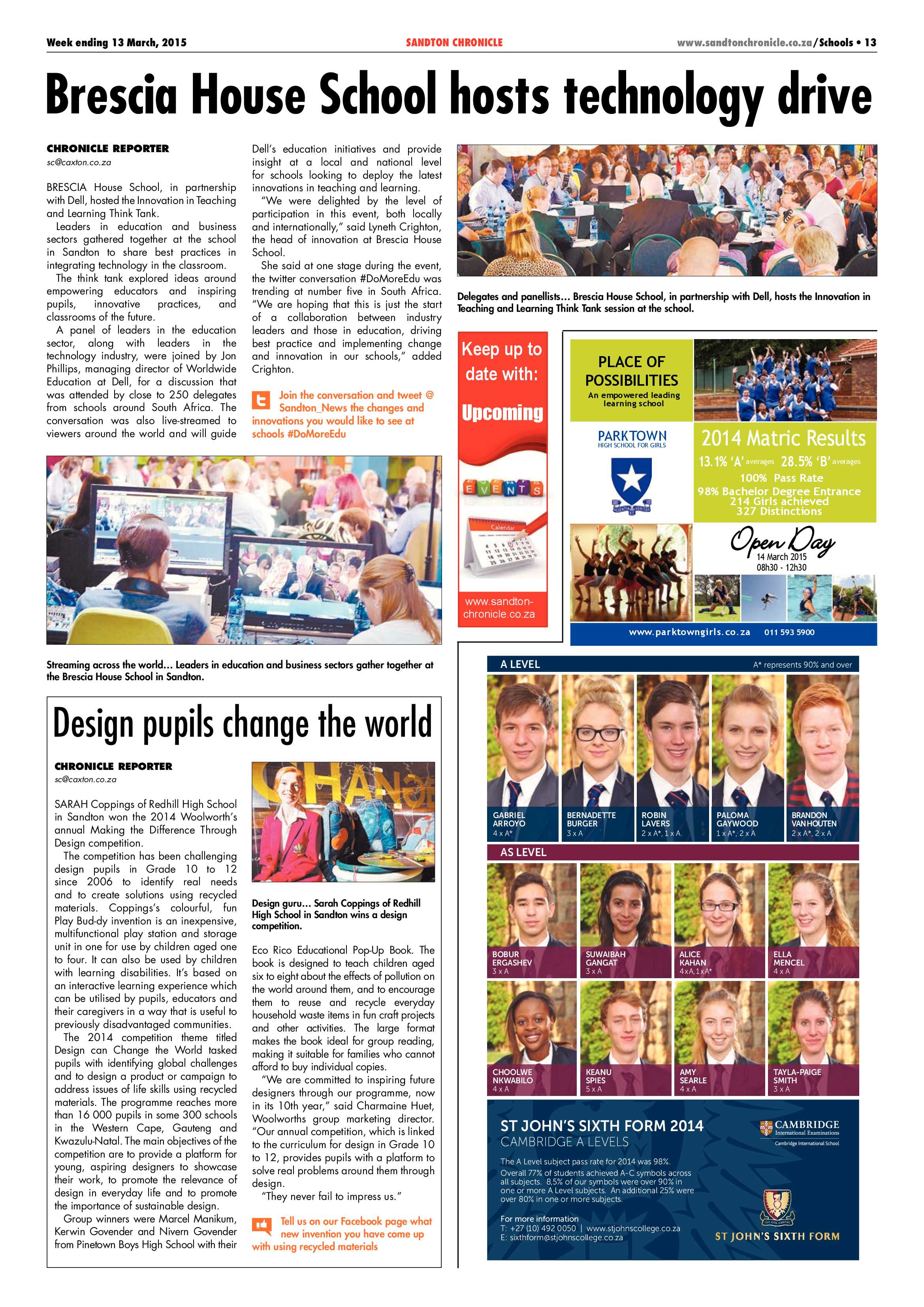 Sandton Chronicle 13 March 2015 page 29