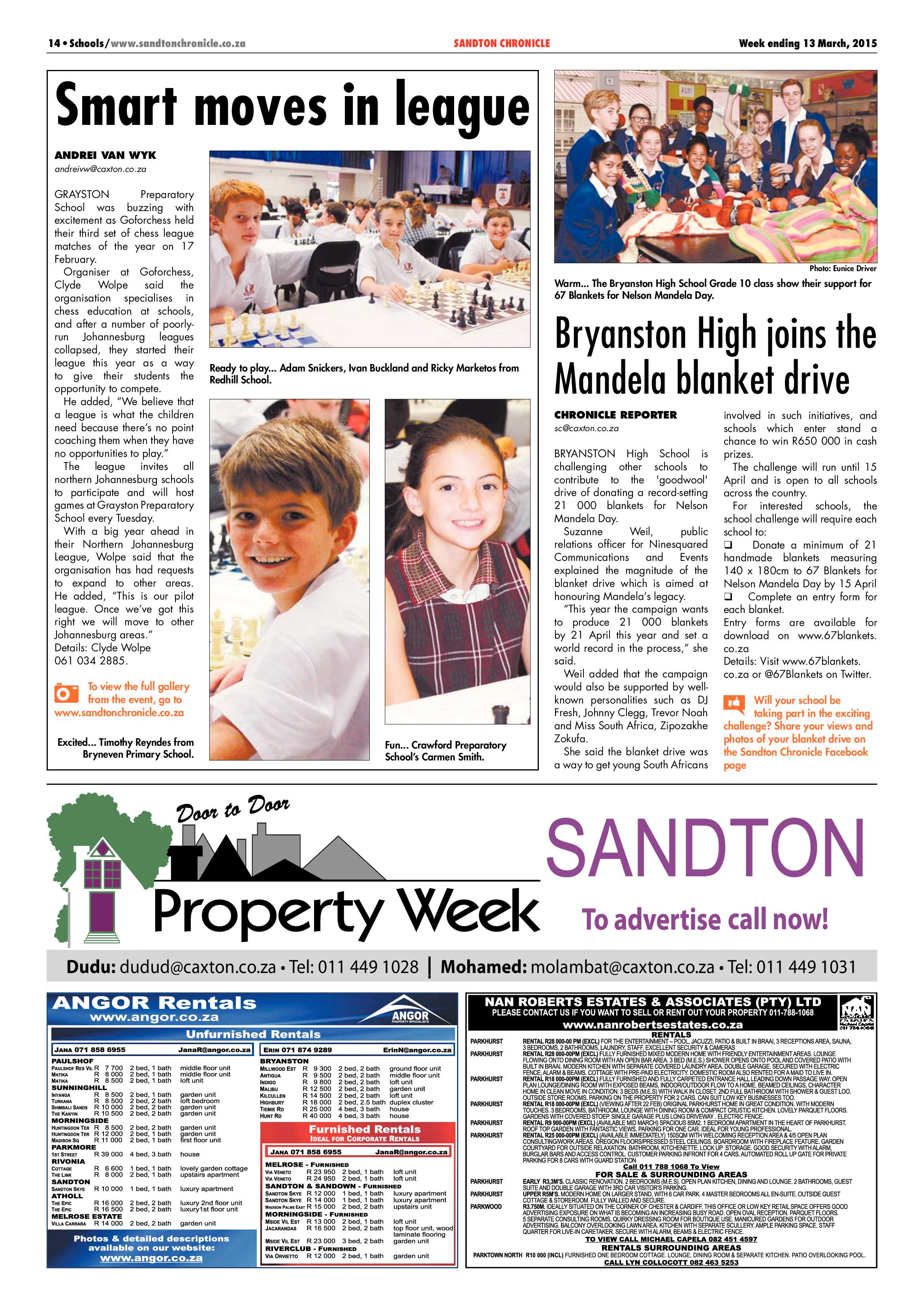 Sandton Chronicle 13 March 2015 page 30