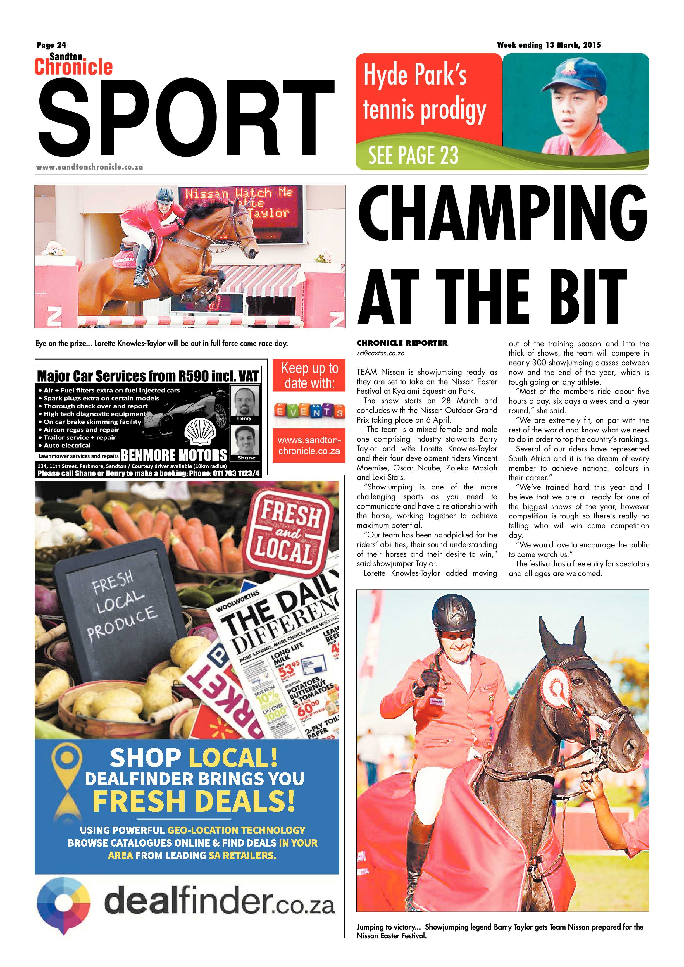 Sandton Chronicle 13 March 2015 page 40