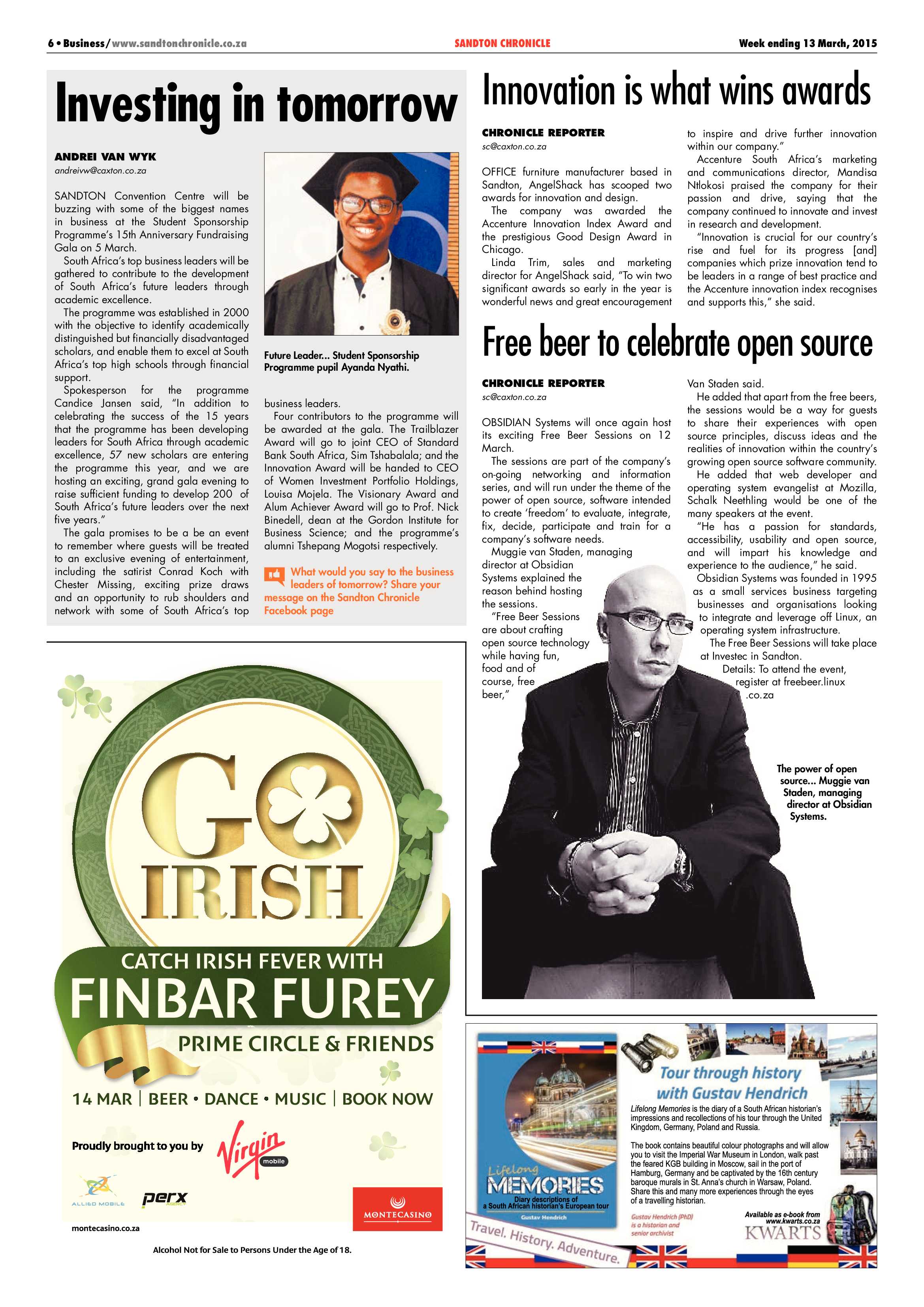 Sandton Chronicle 13 March 2015 page 6