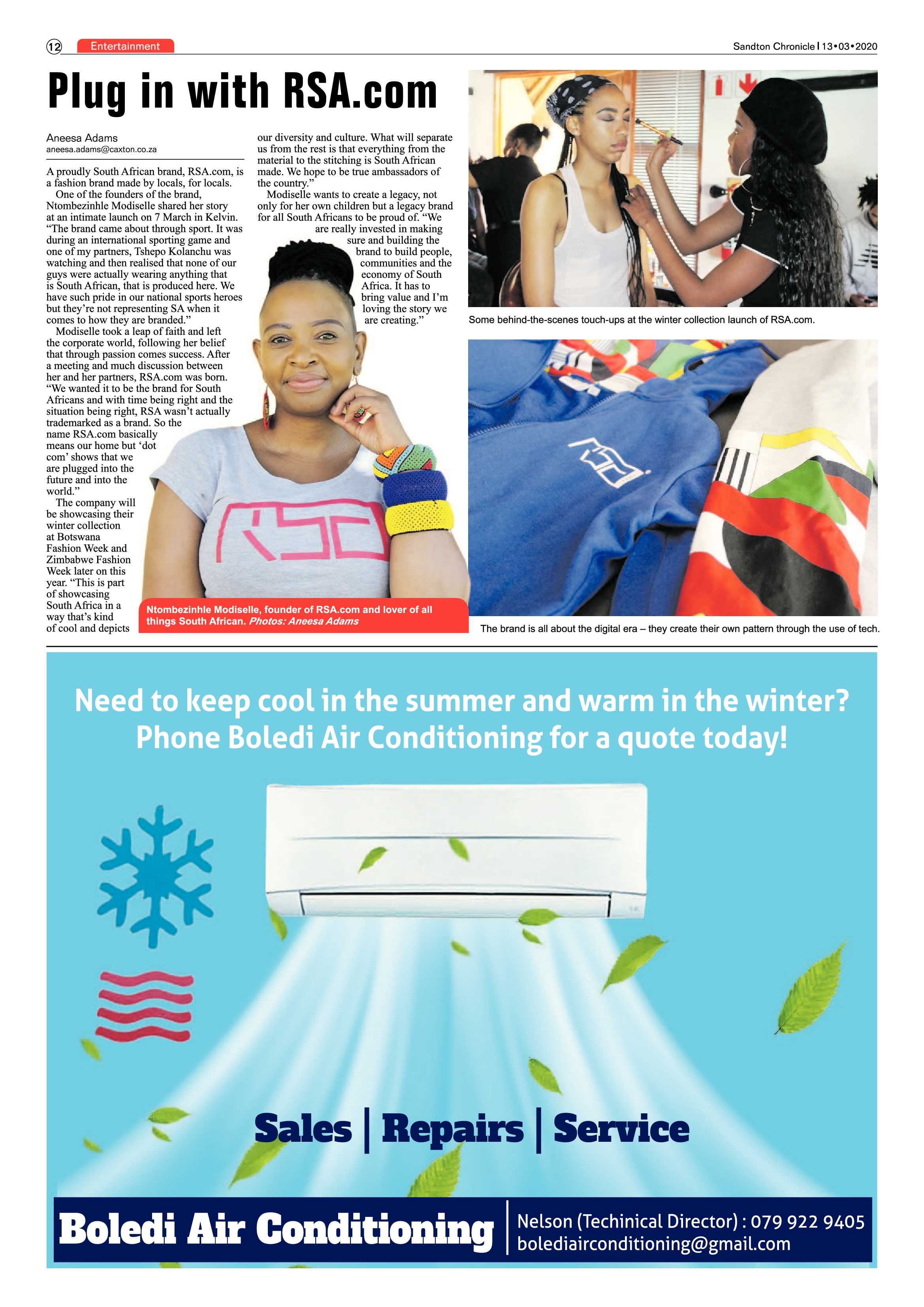 Sandton Chronicle 13 March 2020 page 12