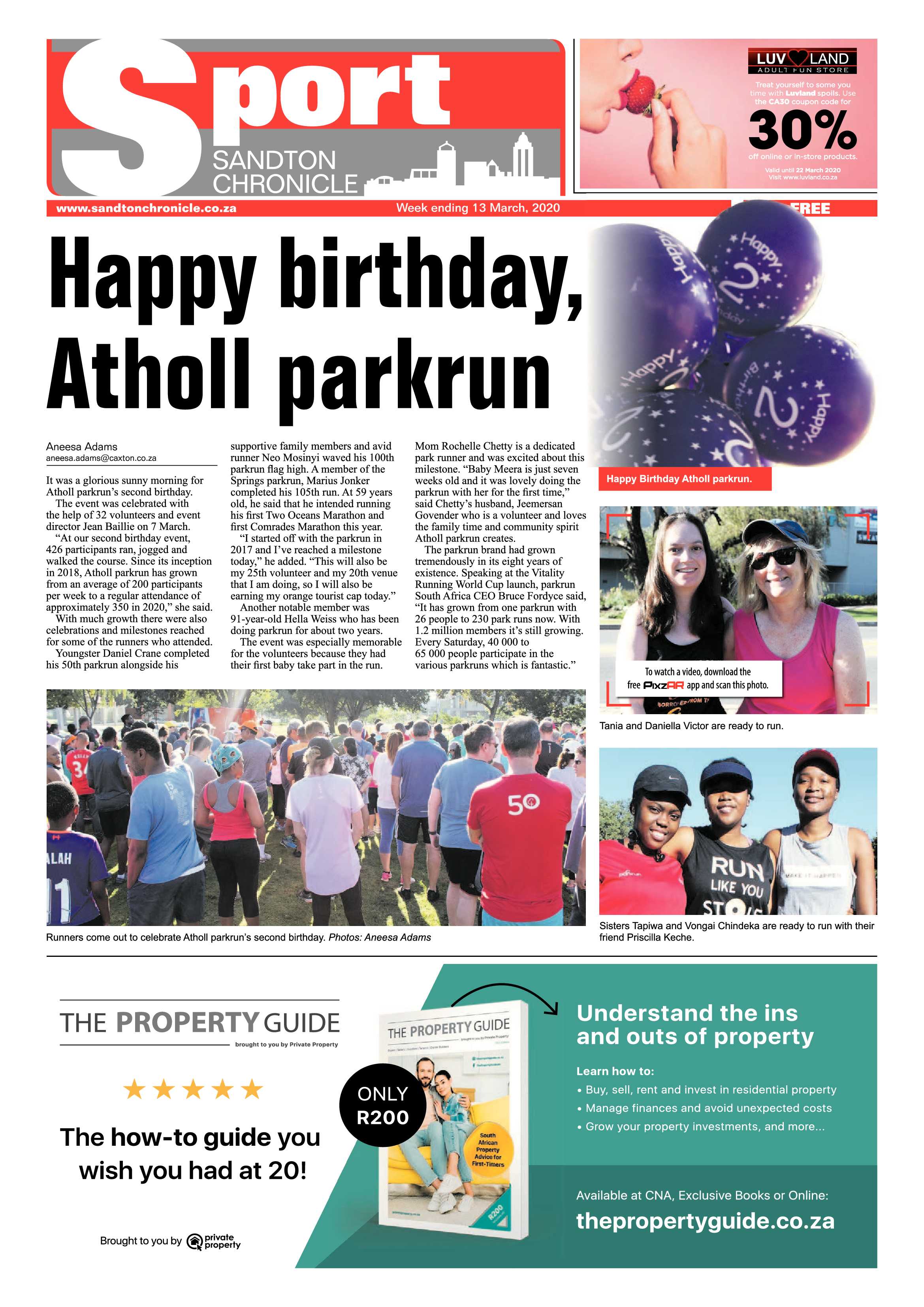 Sandton Chronicle 13 March 2020 page 20