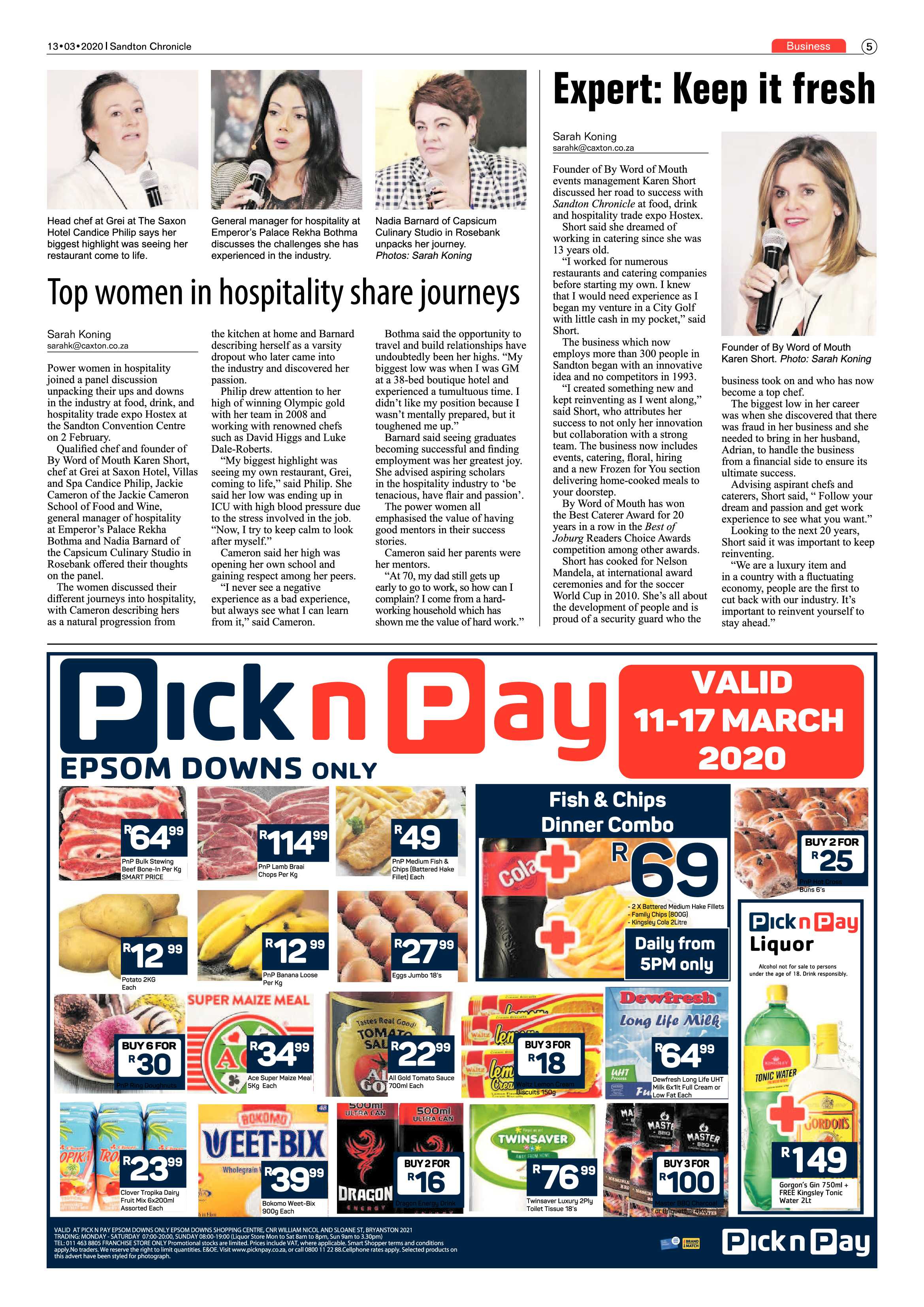 Sandton Chronicle 13 March 2020 page 5