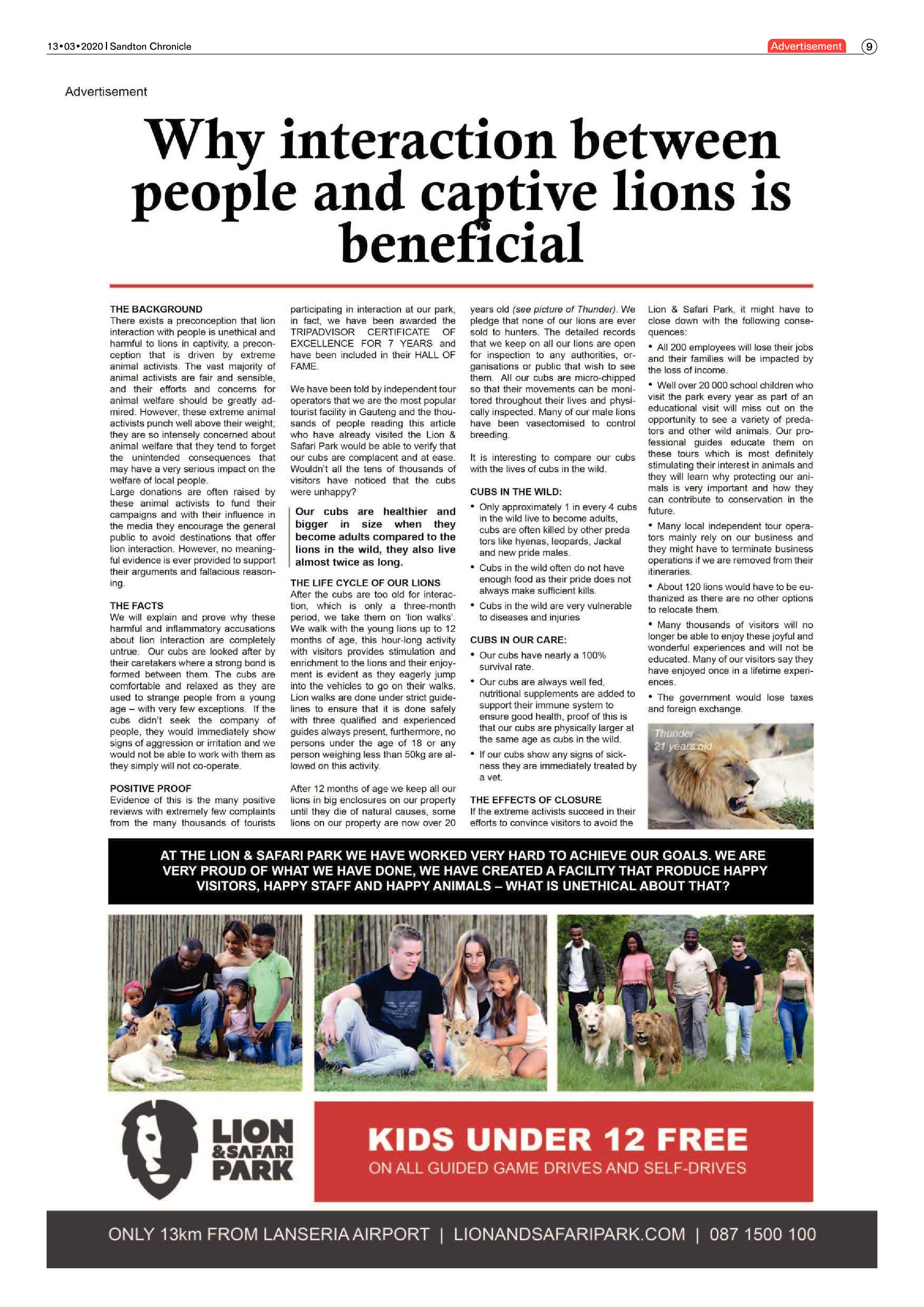 Sandton Chronicle 13 March 2020 page 9