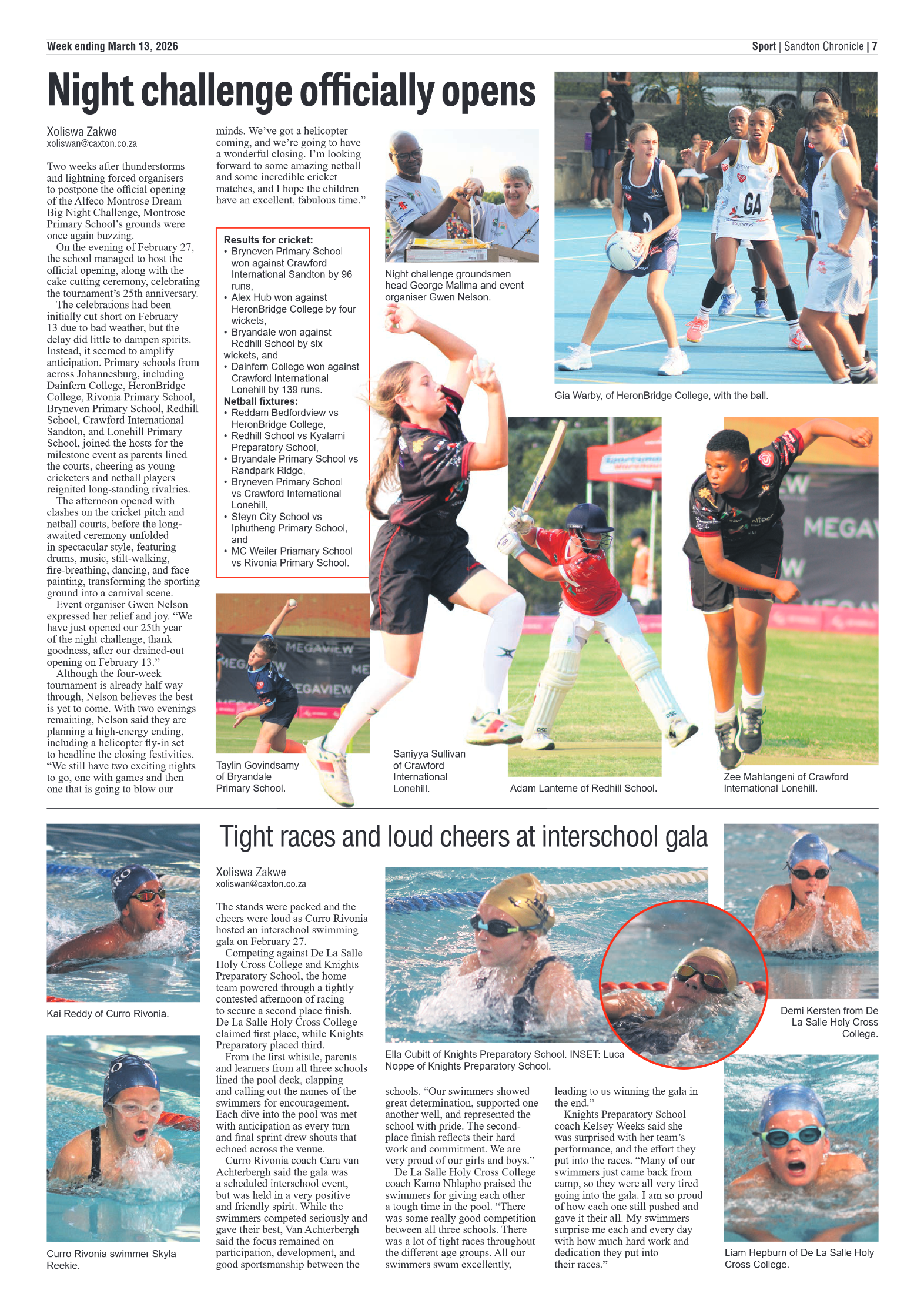 Sandton Chronicle 13 March 2026 page 7