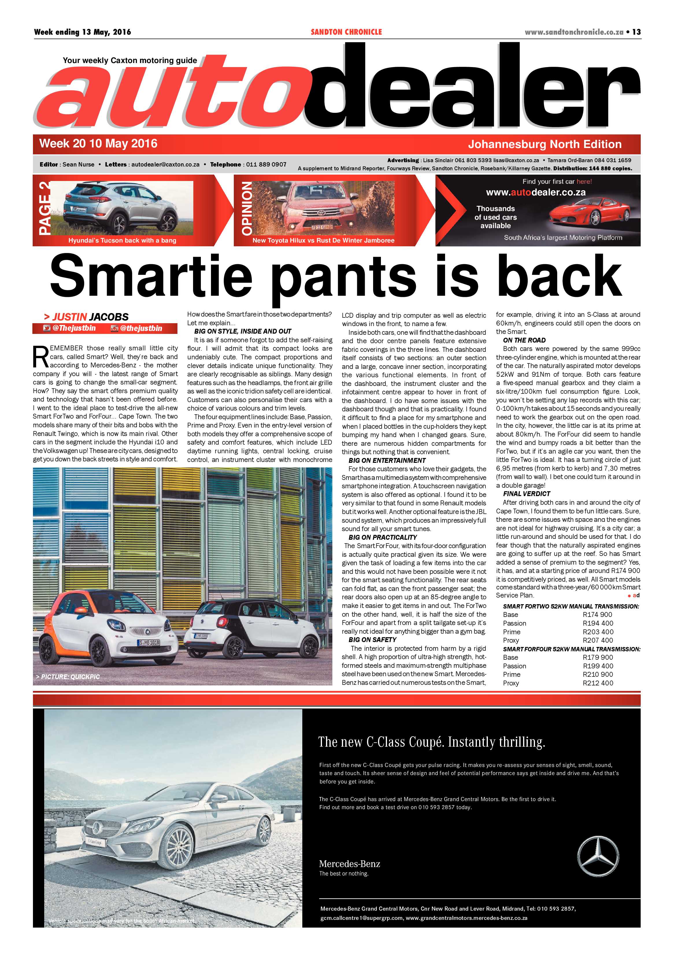 Sandton Chronicle 13 May 2016 page 13