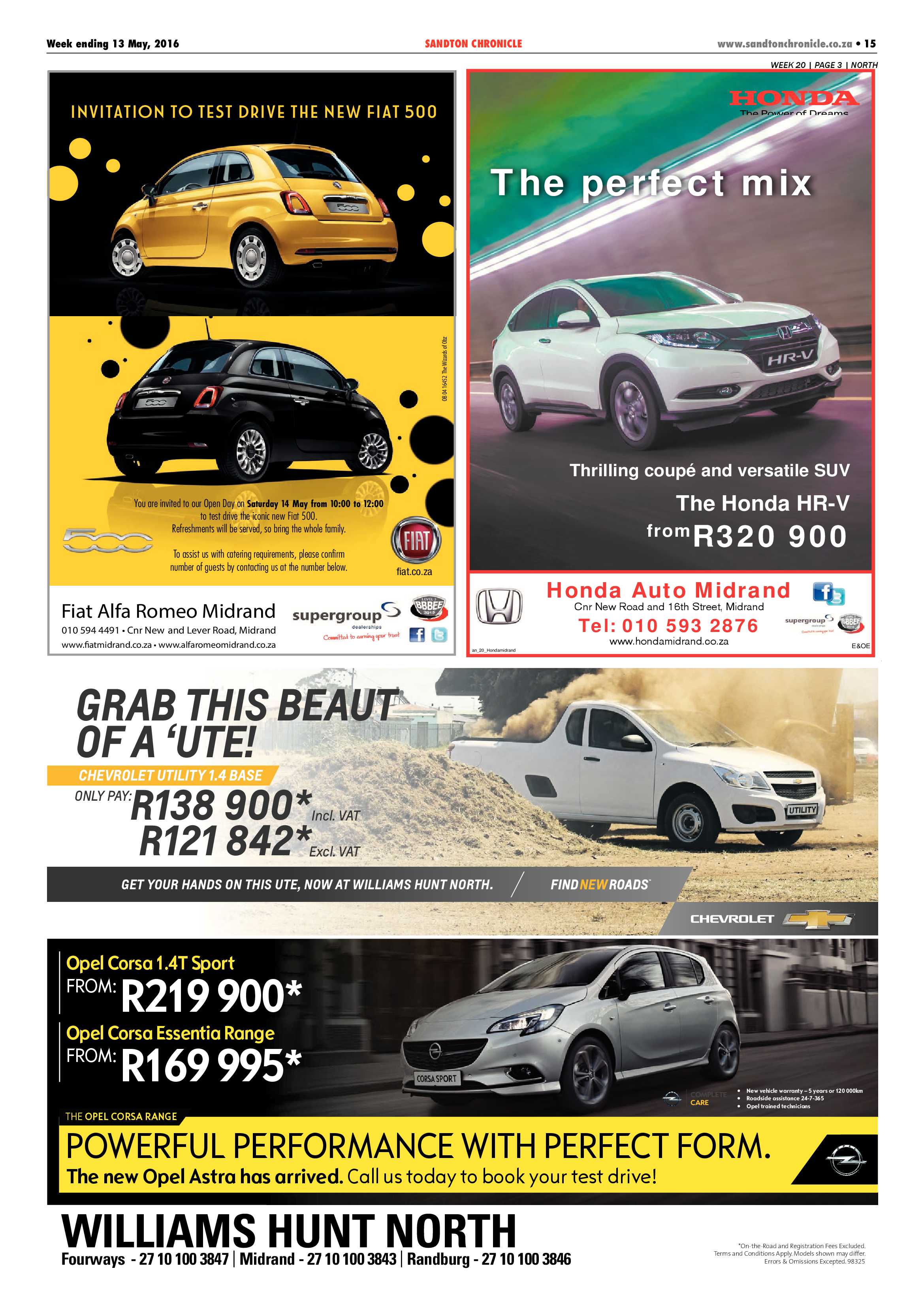 Sandton Chronicle 13 May 2016 page 15