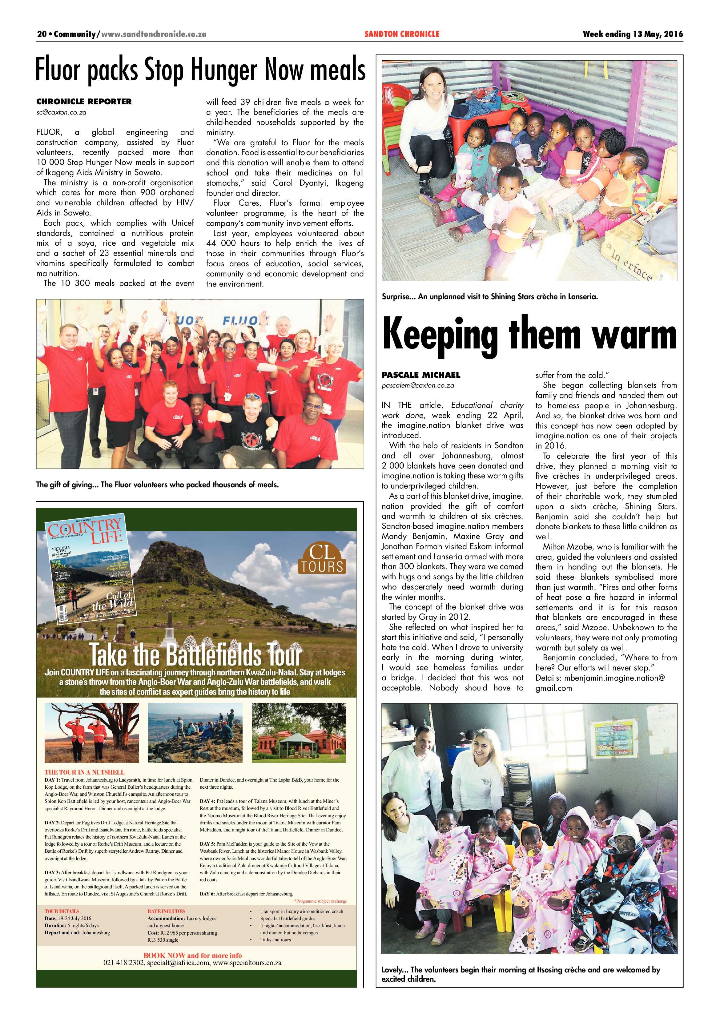 Sandton Chronicle 13 May 2016 page 20