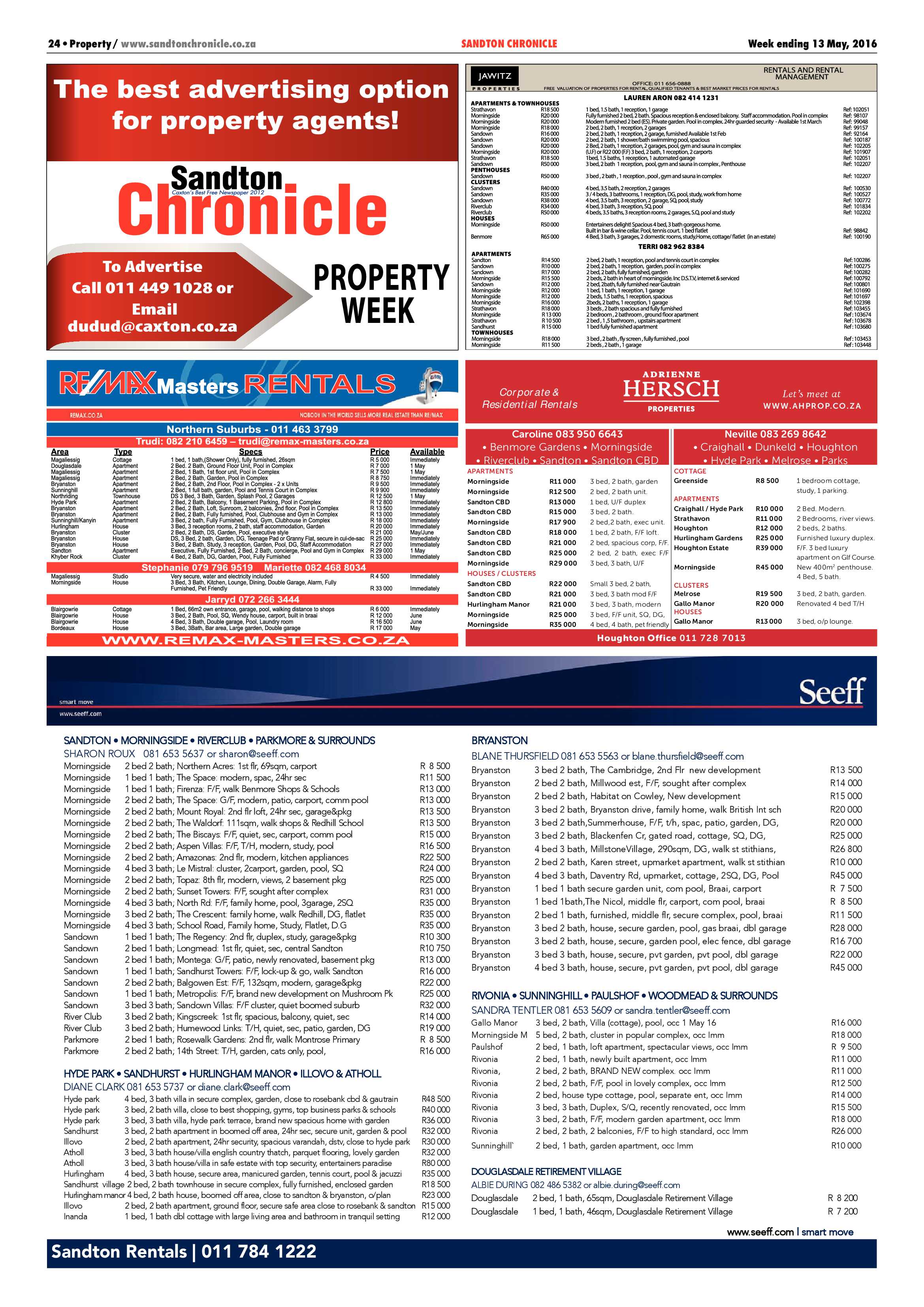 Sandton Chronicle 13 May 2016 page 24