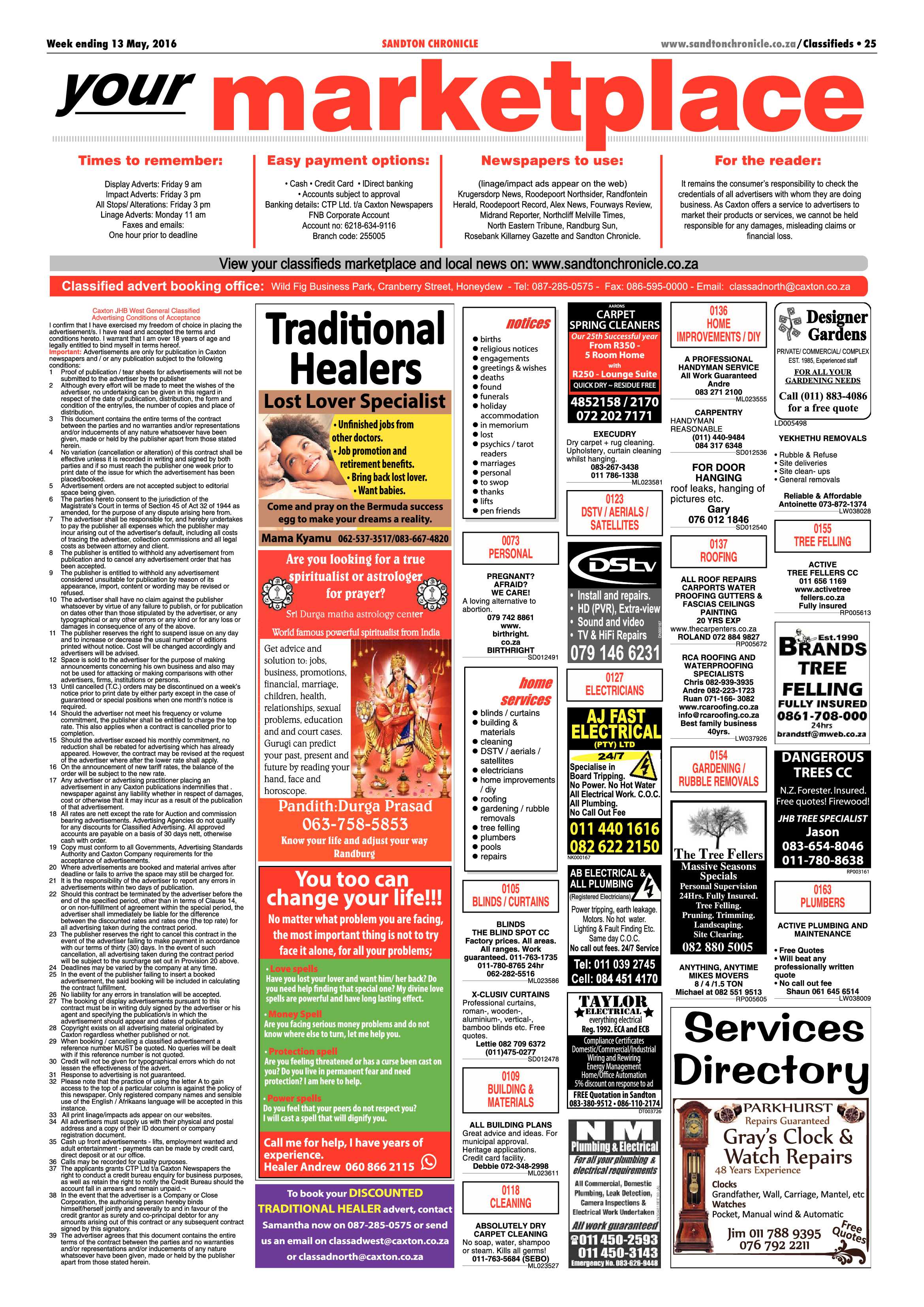 Sandton Chronicle 13 May 2016 page 25