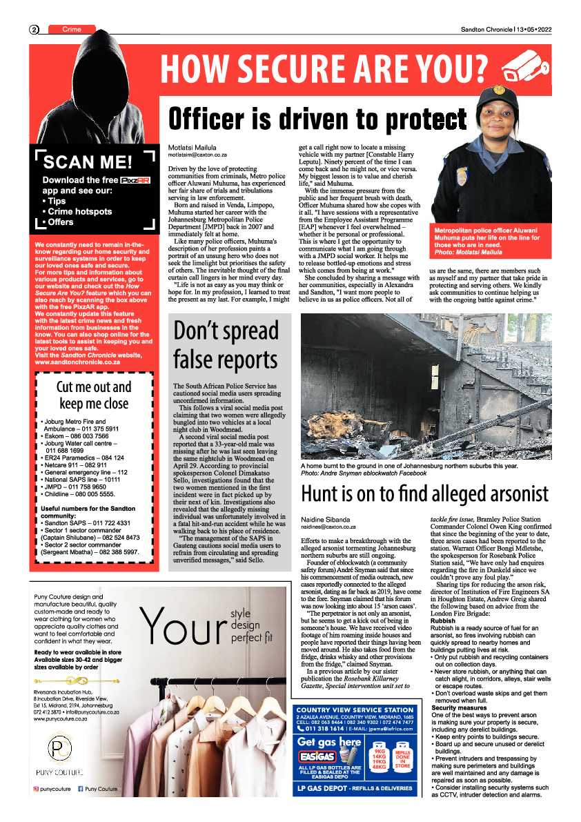 Sandton Chronicle 13 May 2022 page 2