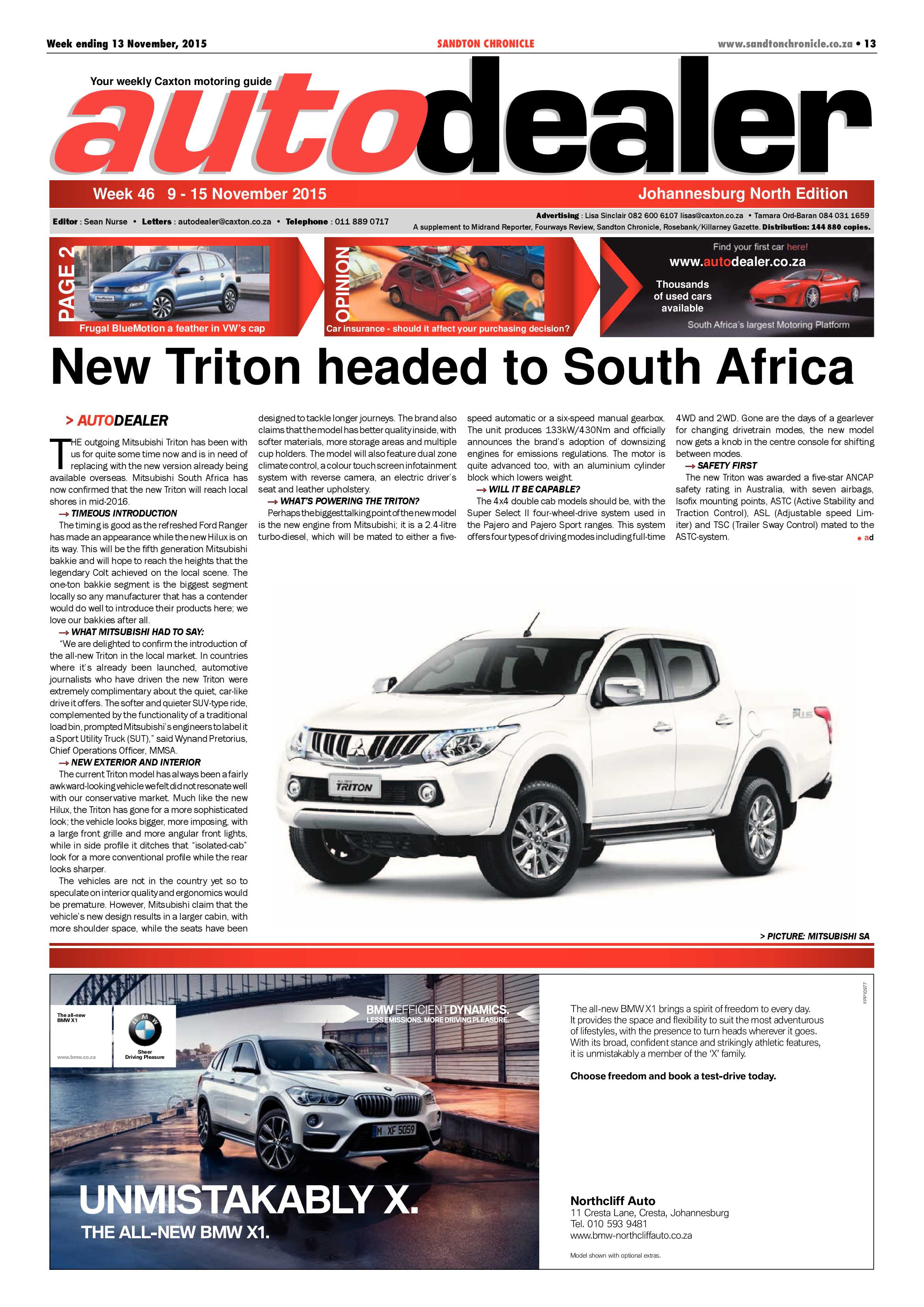 Sandton Chronicle 13 November 2015 page 13