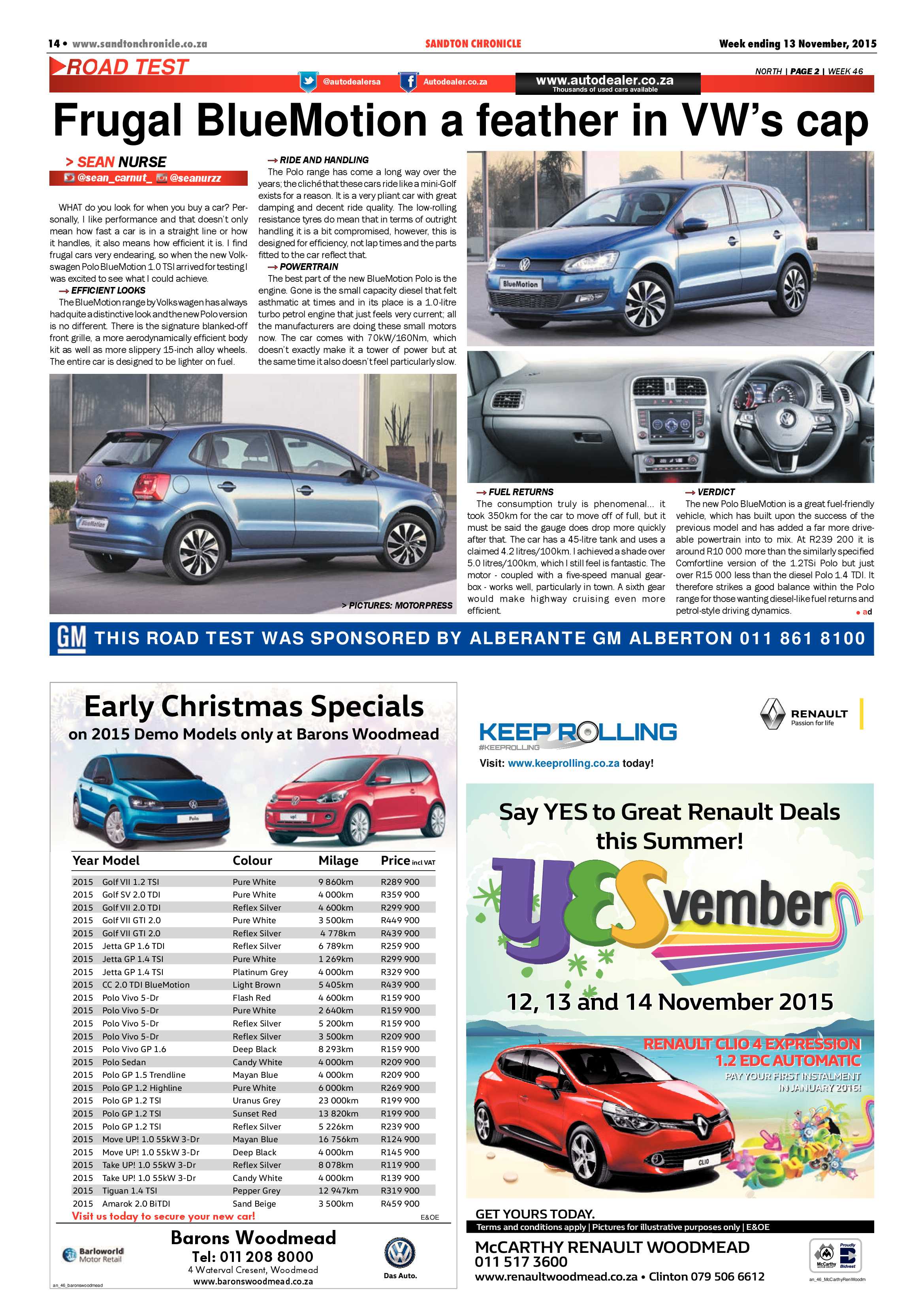 Sandton Chronicle 13 November 2015 page 14