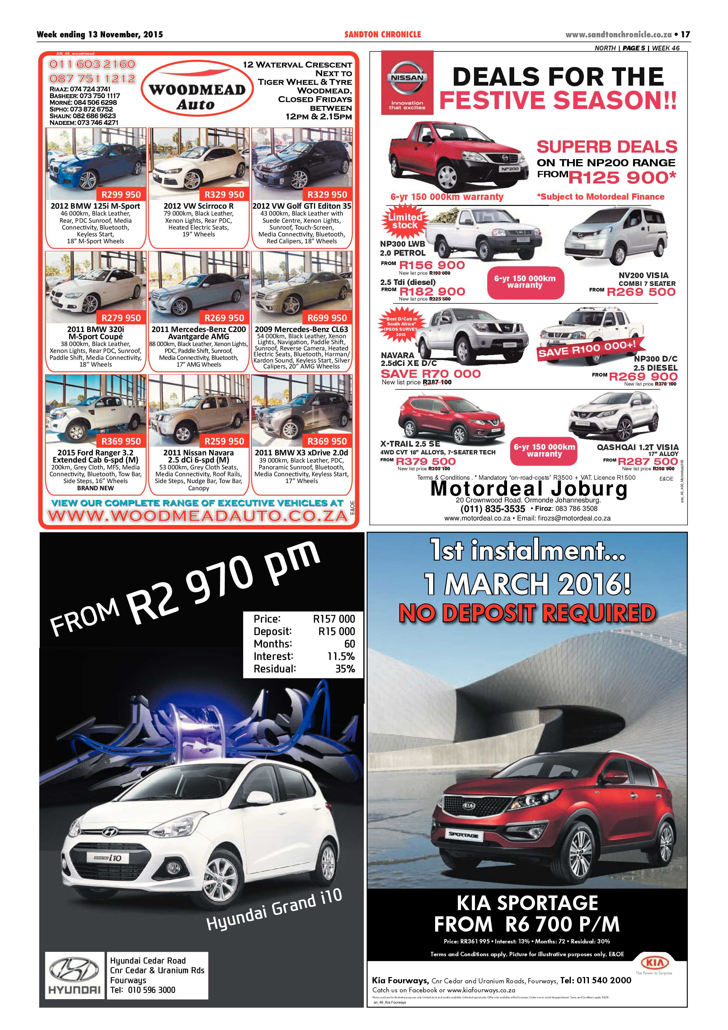 Sandton Chronicle 13 November 2015 page 17