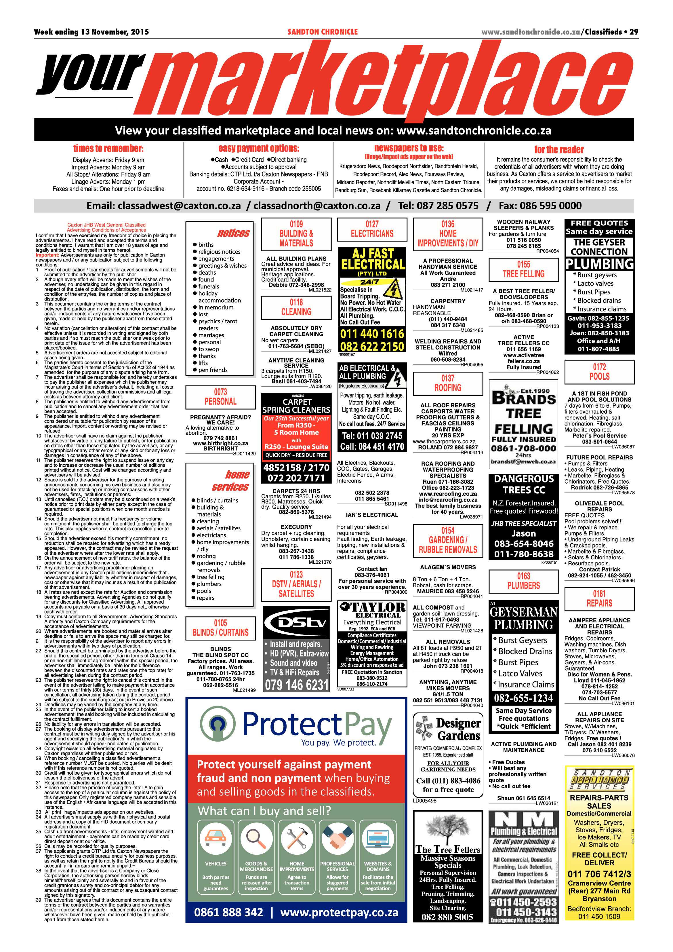 Sandton Chronicle 13 November 2015 page 29