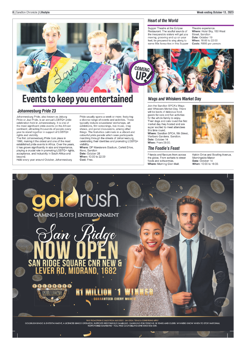 Sandton Chronicle 13 October 2023 page 8
