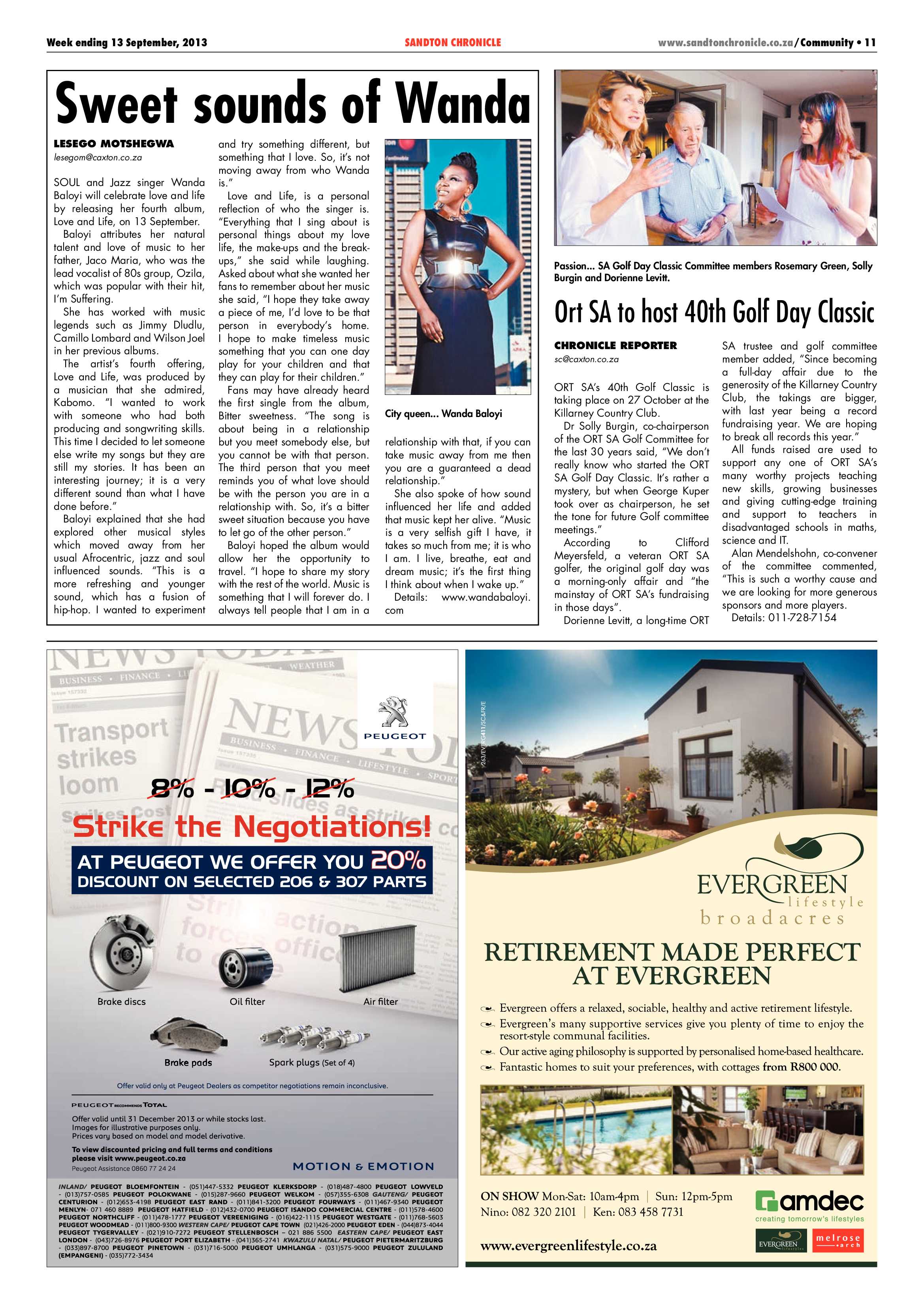 Sandton Chronicle 13 September 2013 page 11