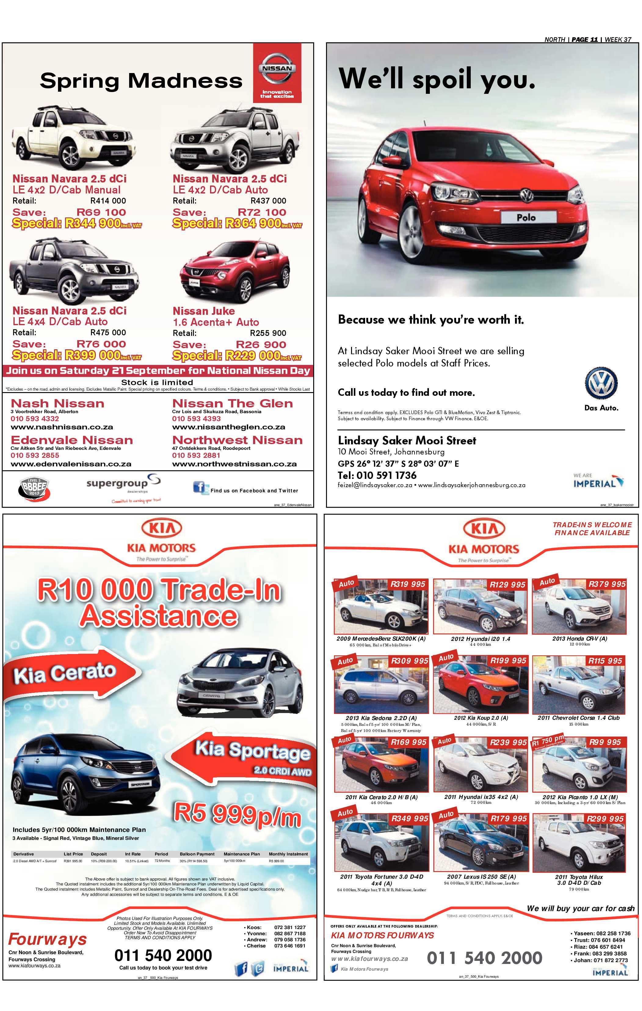 Sandton Chronicle 13 September 2013 page 31