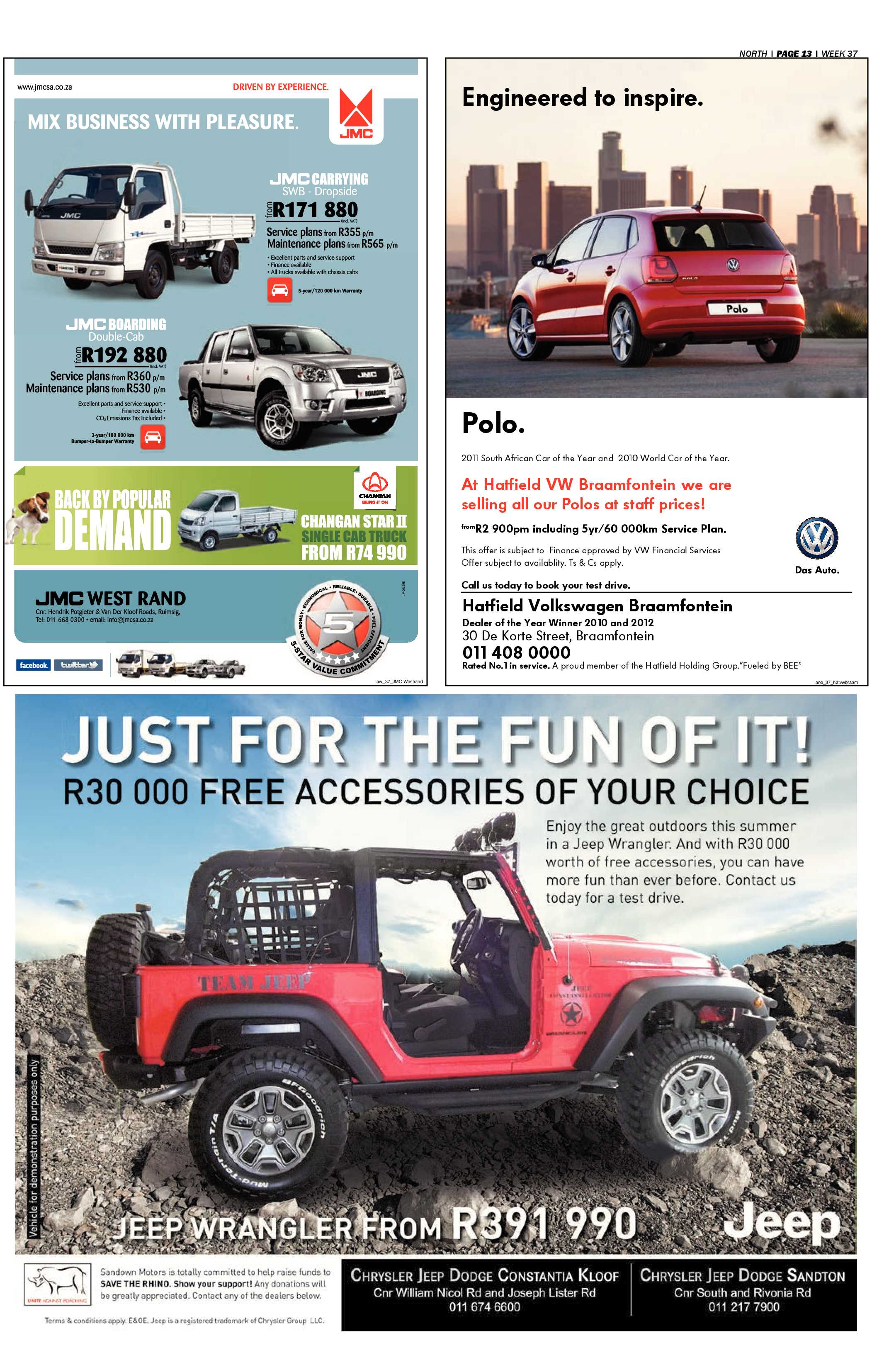 Sandton Chronicle 13 September 2013 page 33