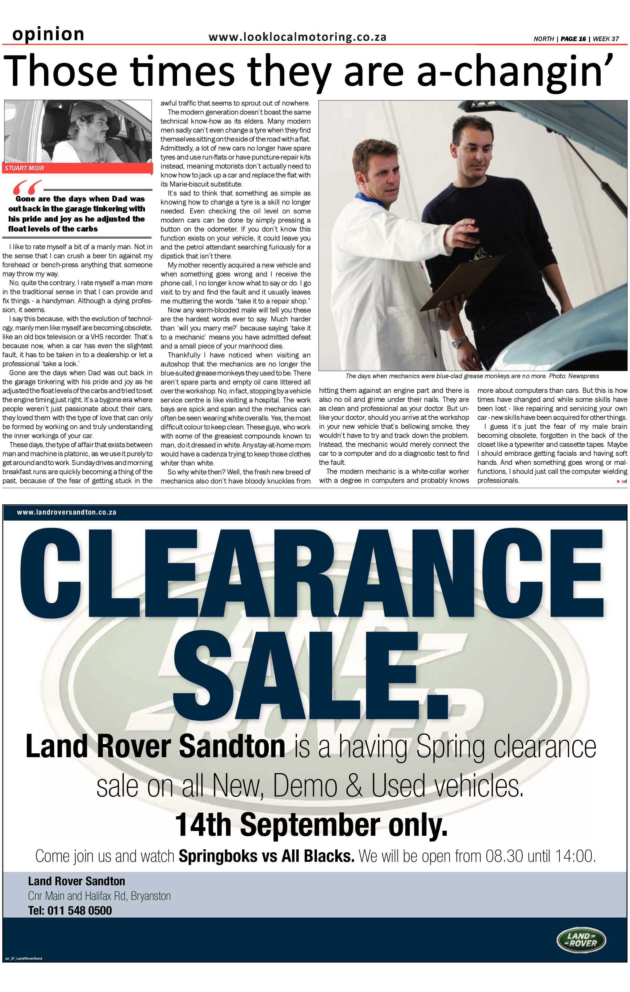 Sandton Chronicle 13 September 2013 page 36