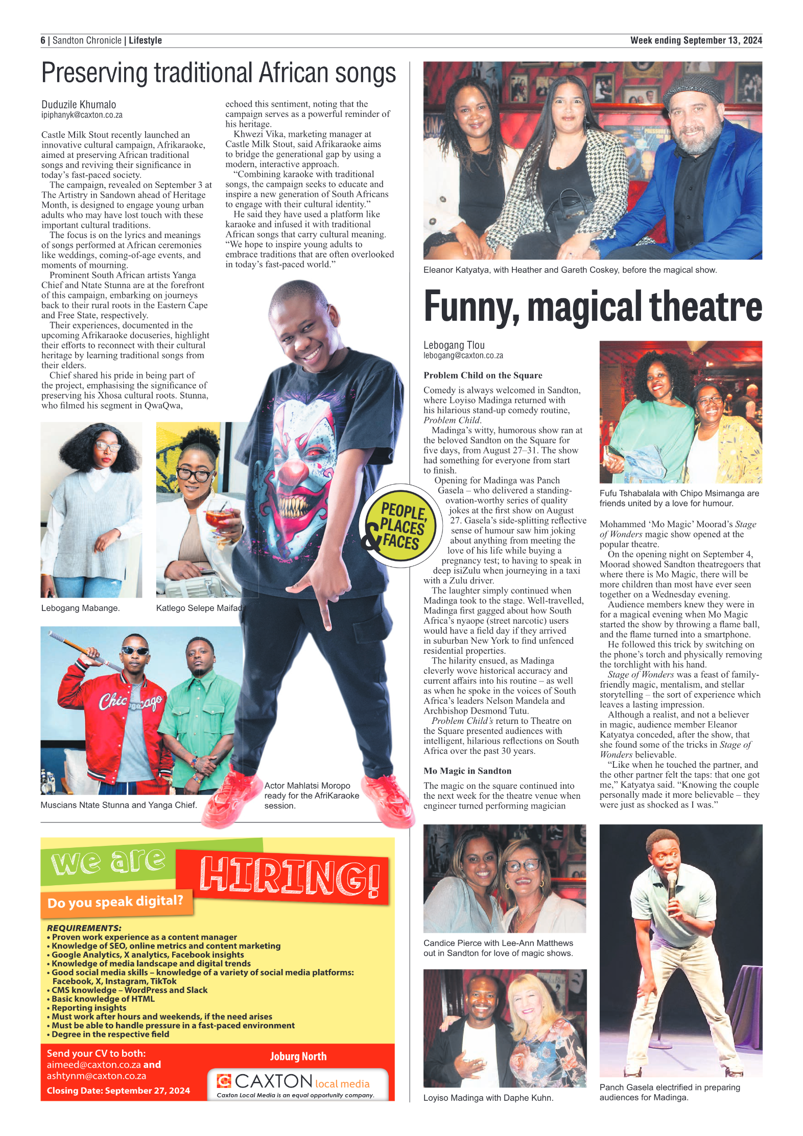 Sandton Chronicle 13 September 2024 page 6