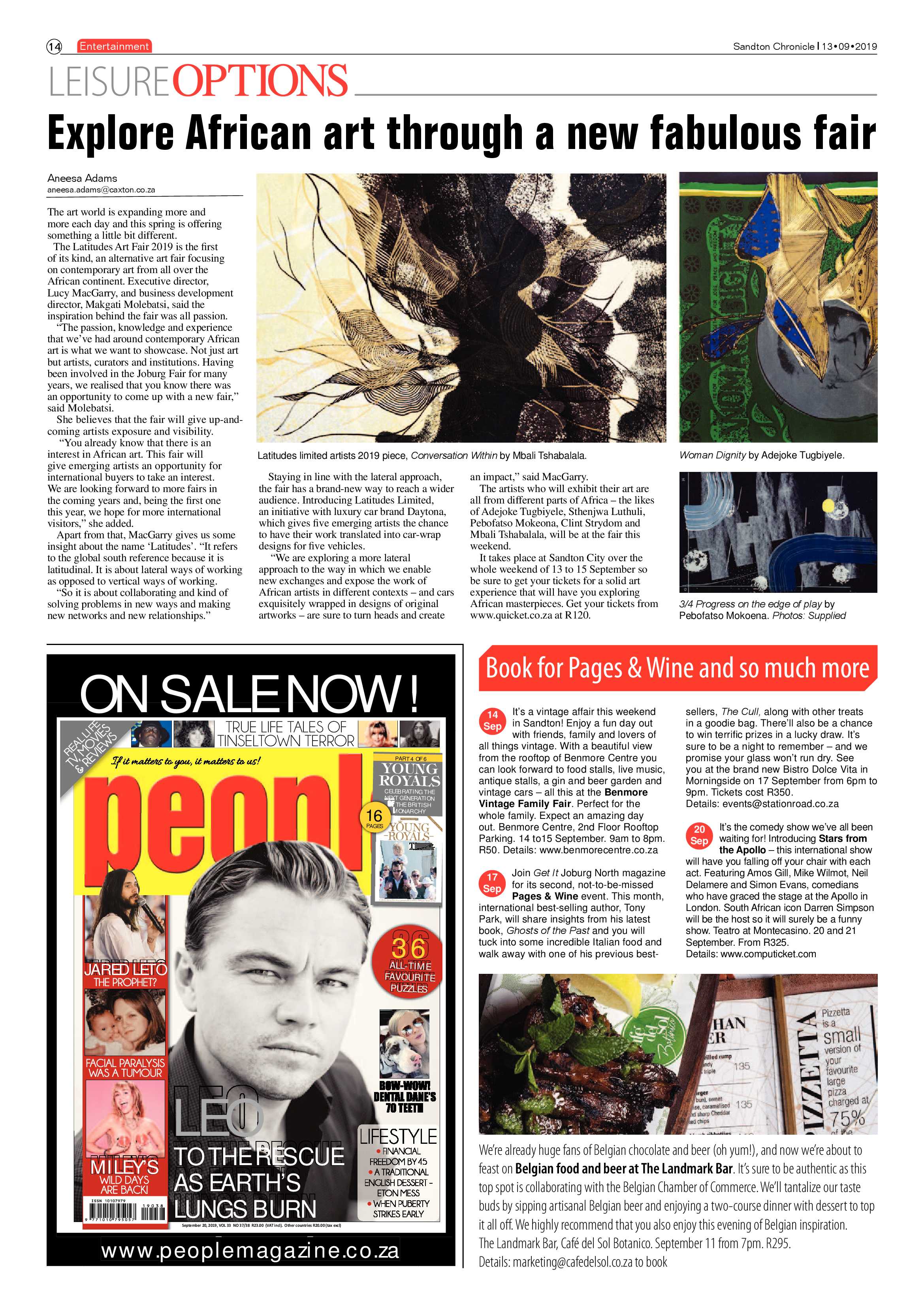 Sandton Chronicle 13 September, 2019 page 14