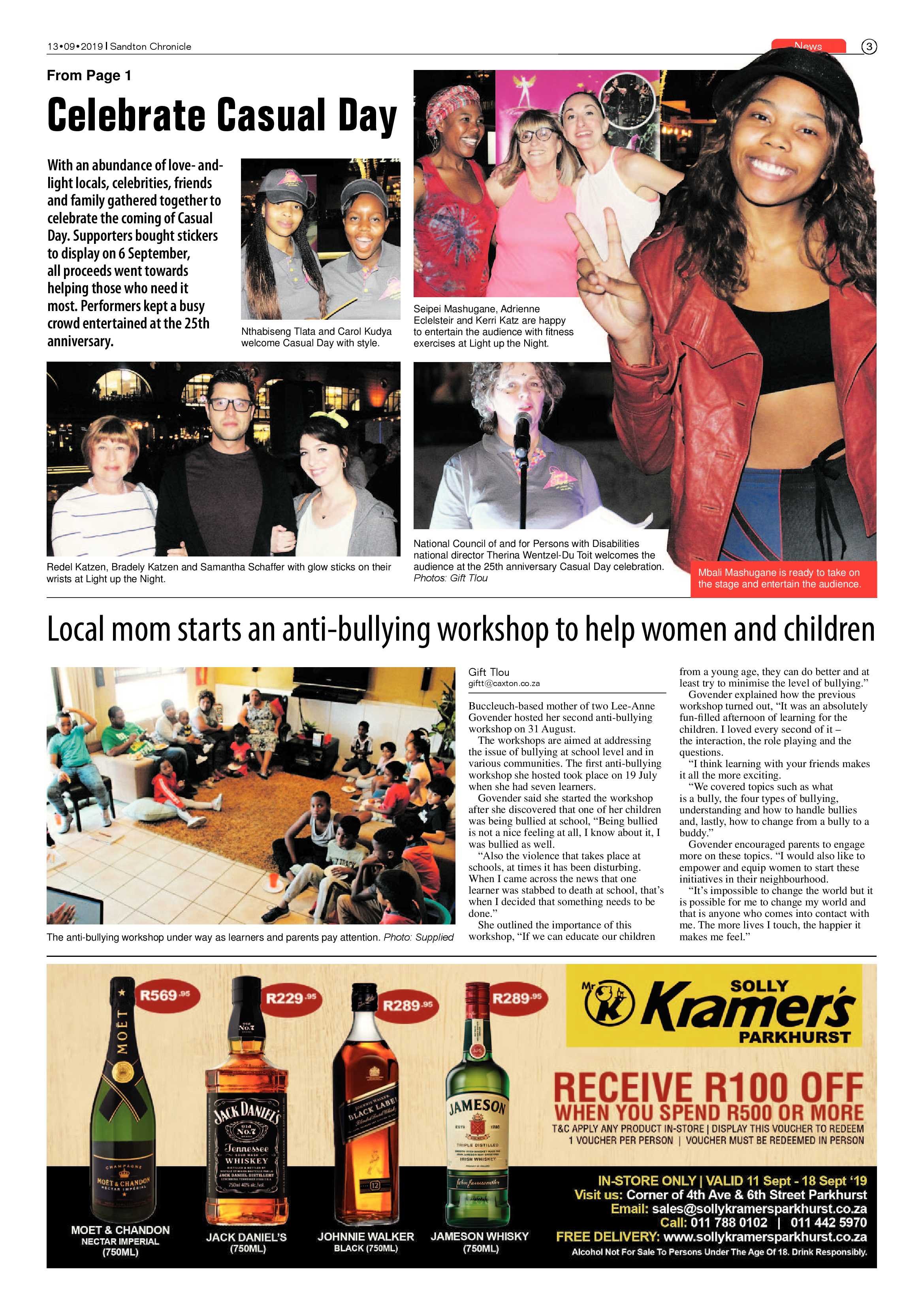 Sandton Chronicle 13 September, 2019 page 3
