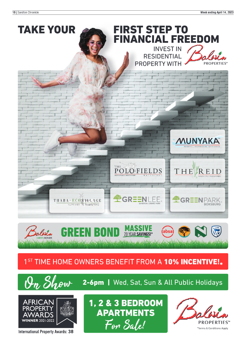 Sandton Chronicle 14 April 2023 page 10