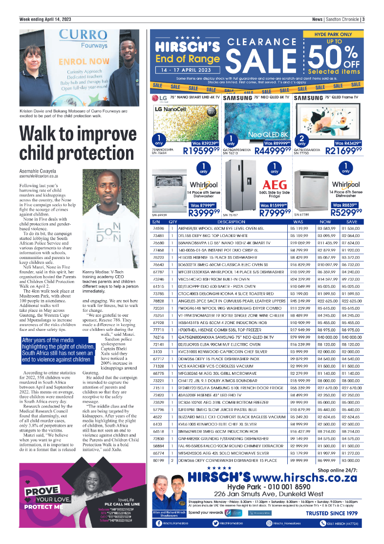 Sandton Chronicle 14 April 2023 page 3