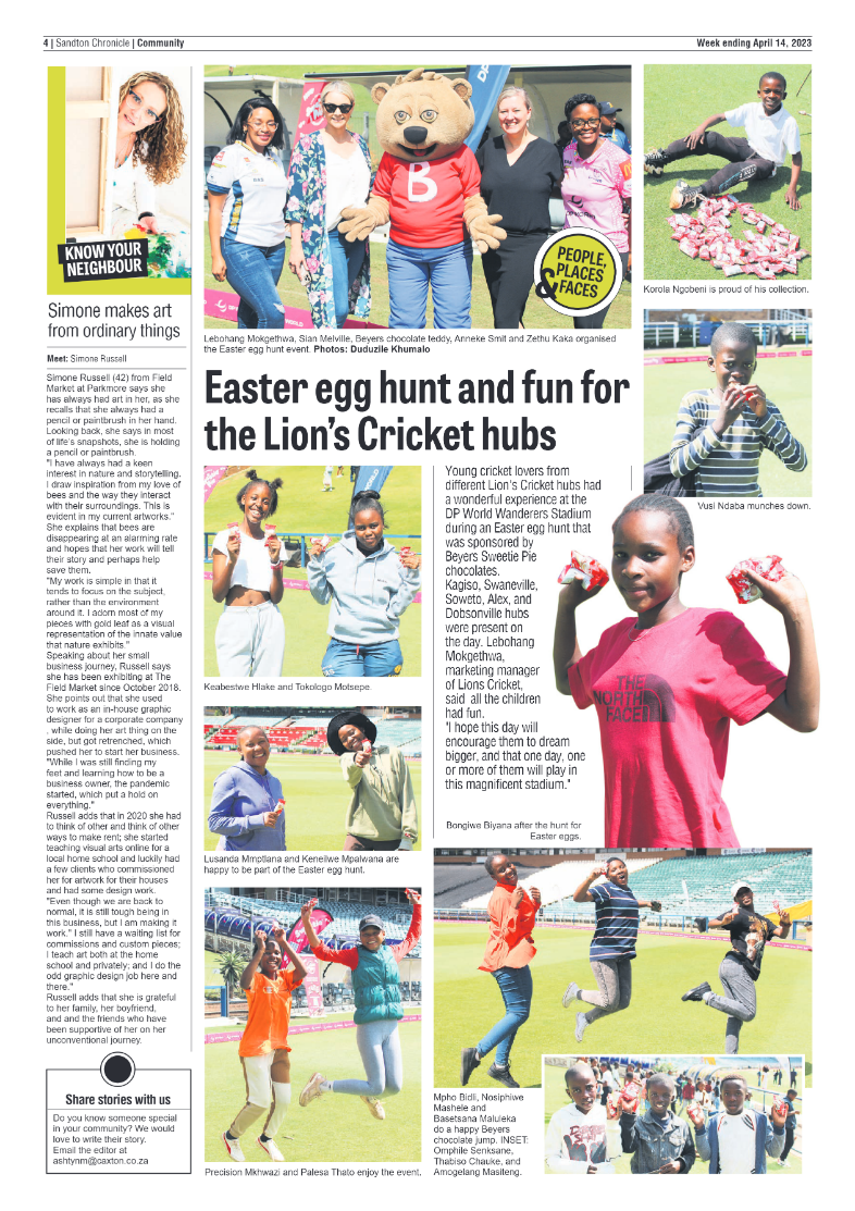 Sandton Chronicle 14 April 2023 page 4