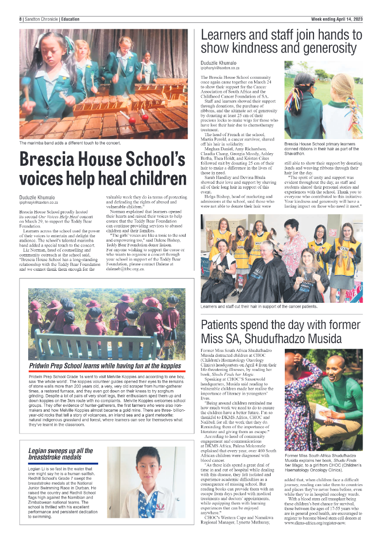 Sandton Chronicle 14 April 2023 page 8
