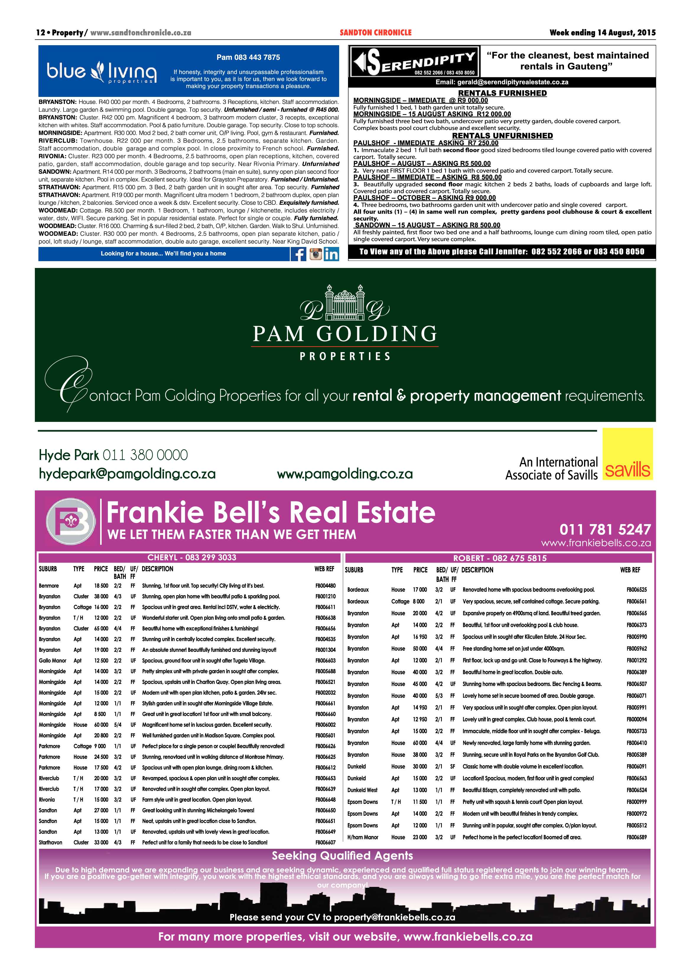Sandton Chronicle 14 August 2015 page 20