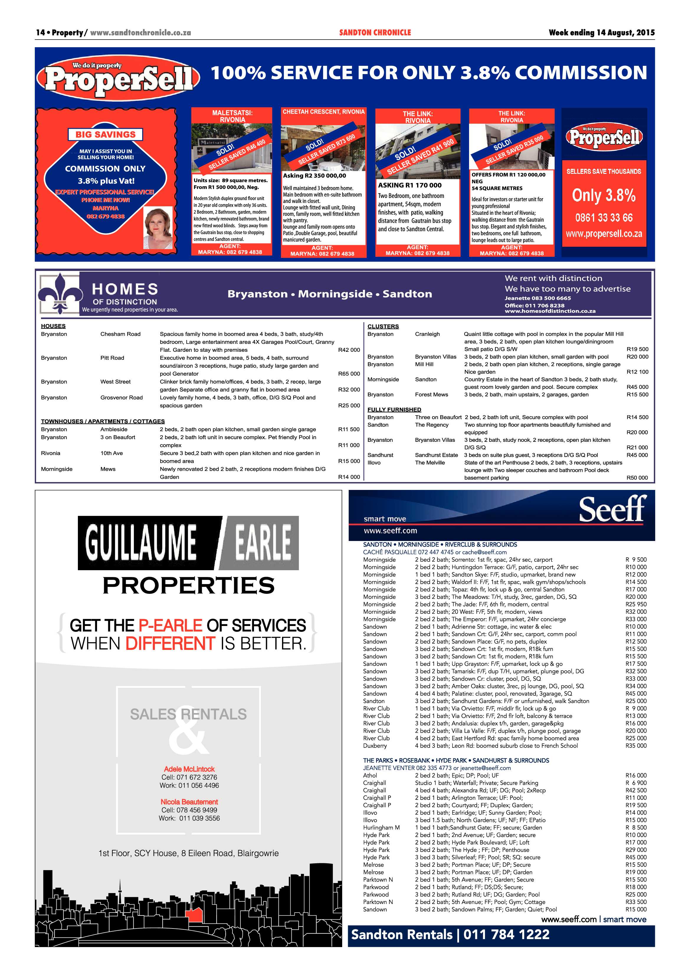 Sandton Chronicle 14 August 2015 page 22