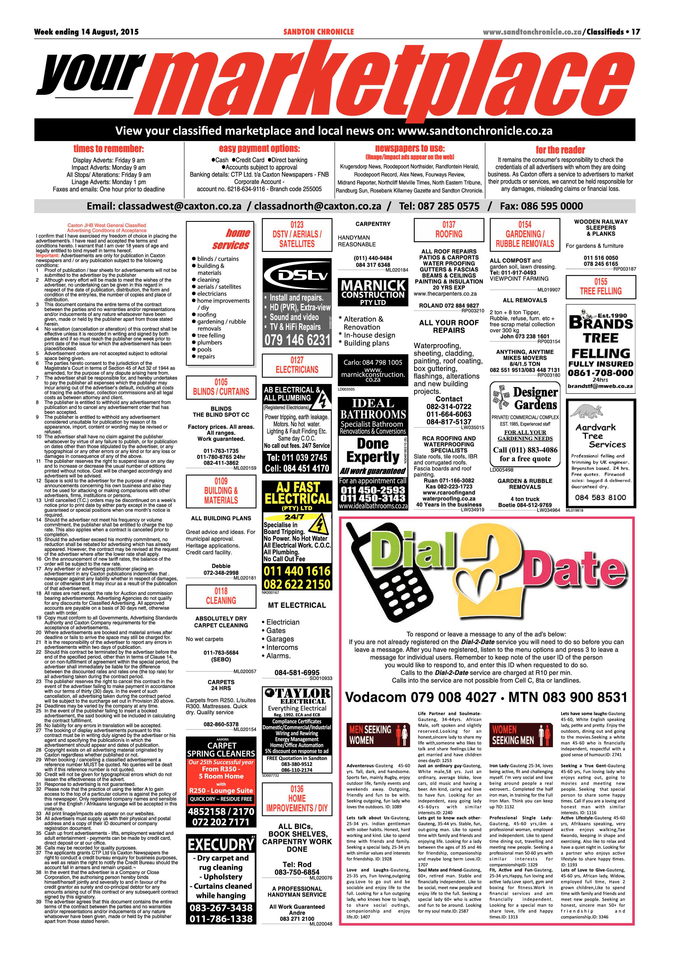 Sandton Chronicle 14 August 2015 page 25