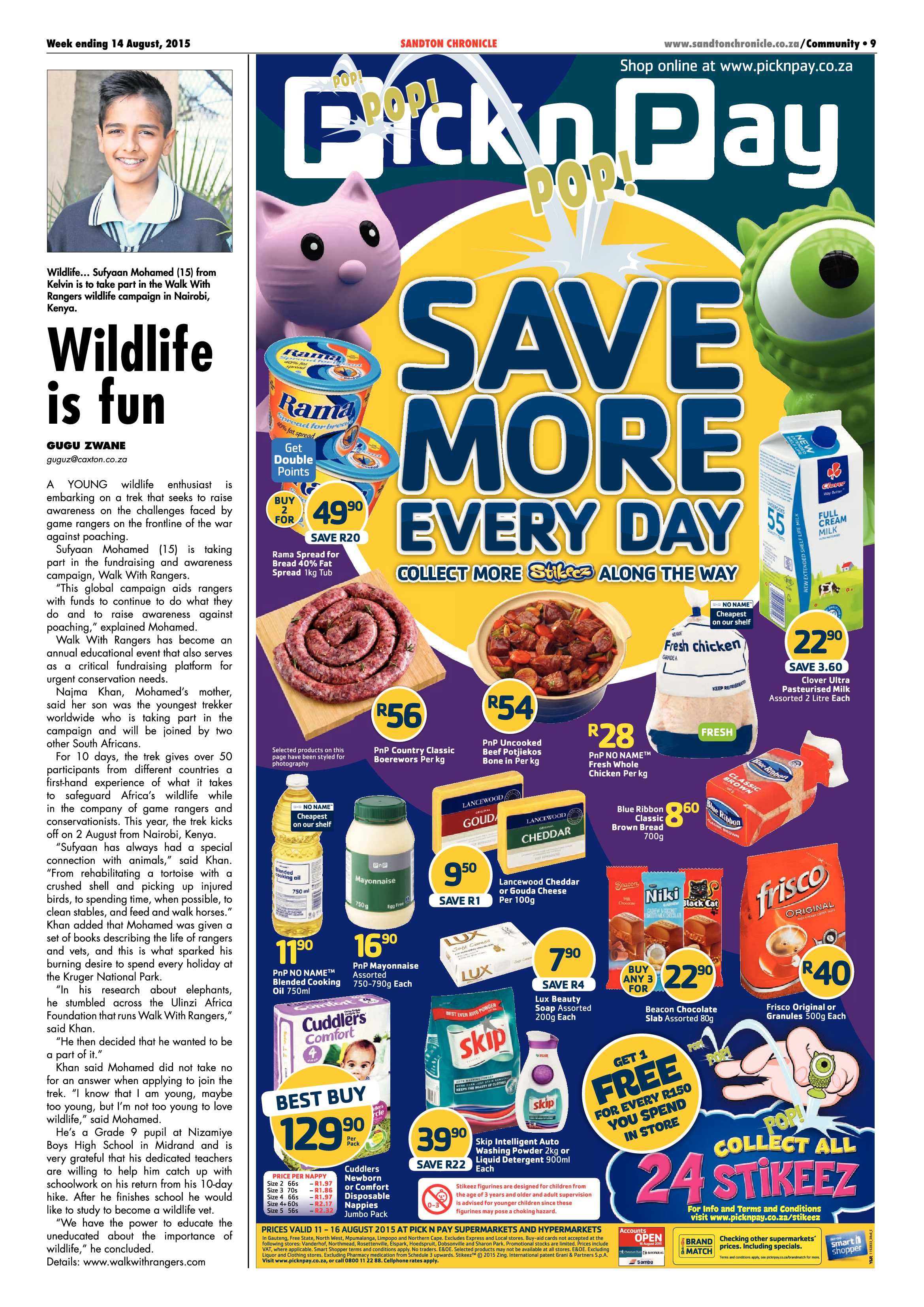 Sandton Chronicle 14 August 2015 page 9